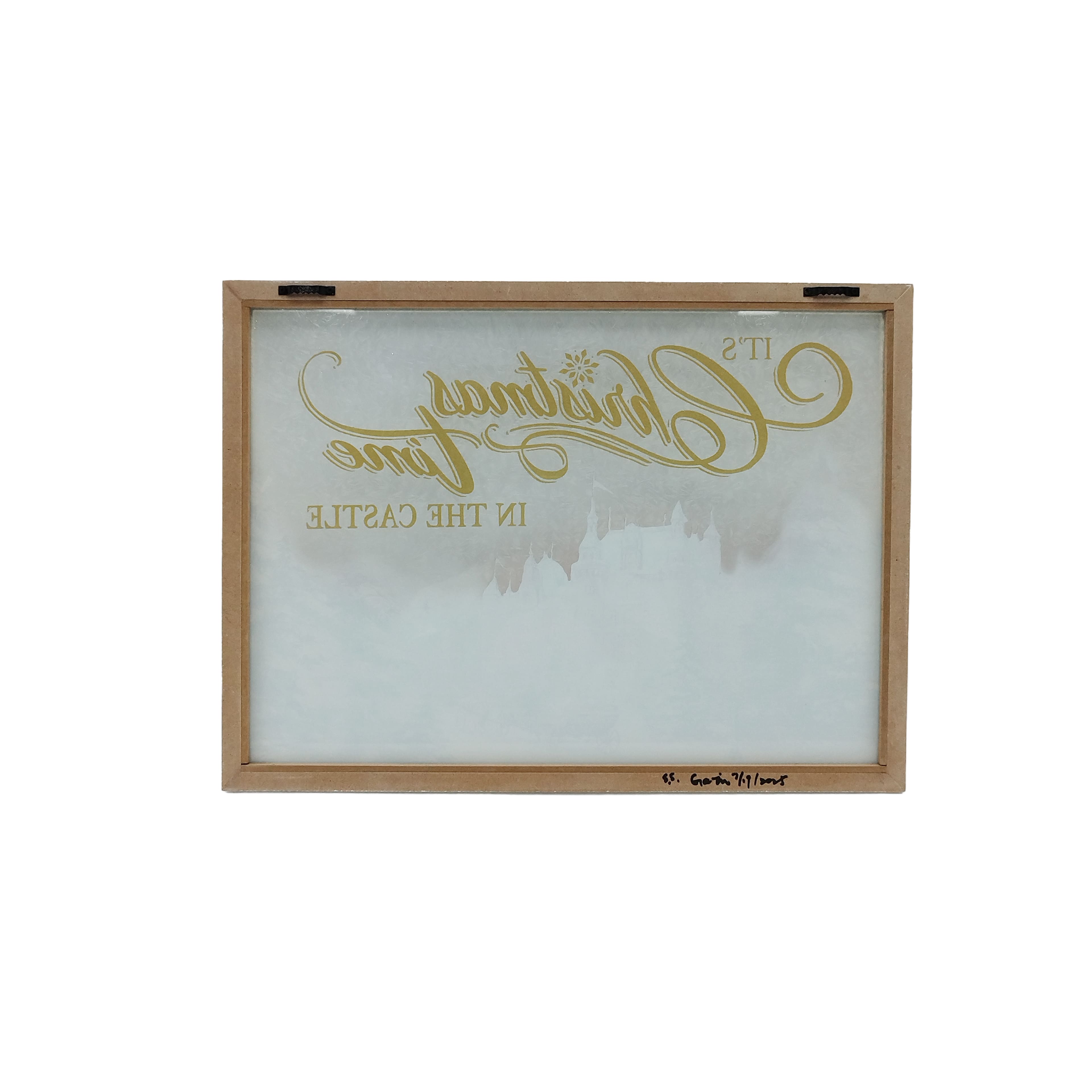19.75&#x22; Christmas in the Castle Framed Wall D&#xE9;cor by Ashland&#xAE;