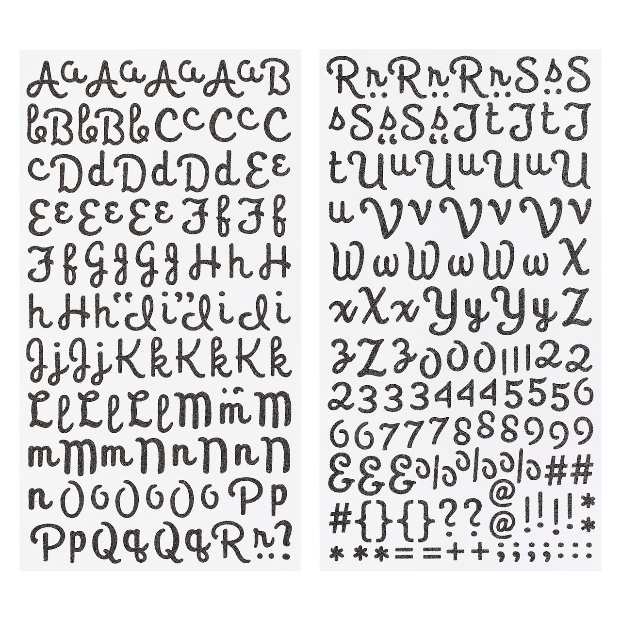 Recollections™ Glitter Alphabet Stickers, Script | Michaels