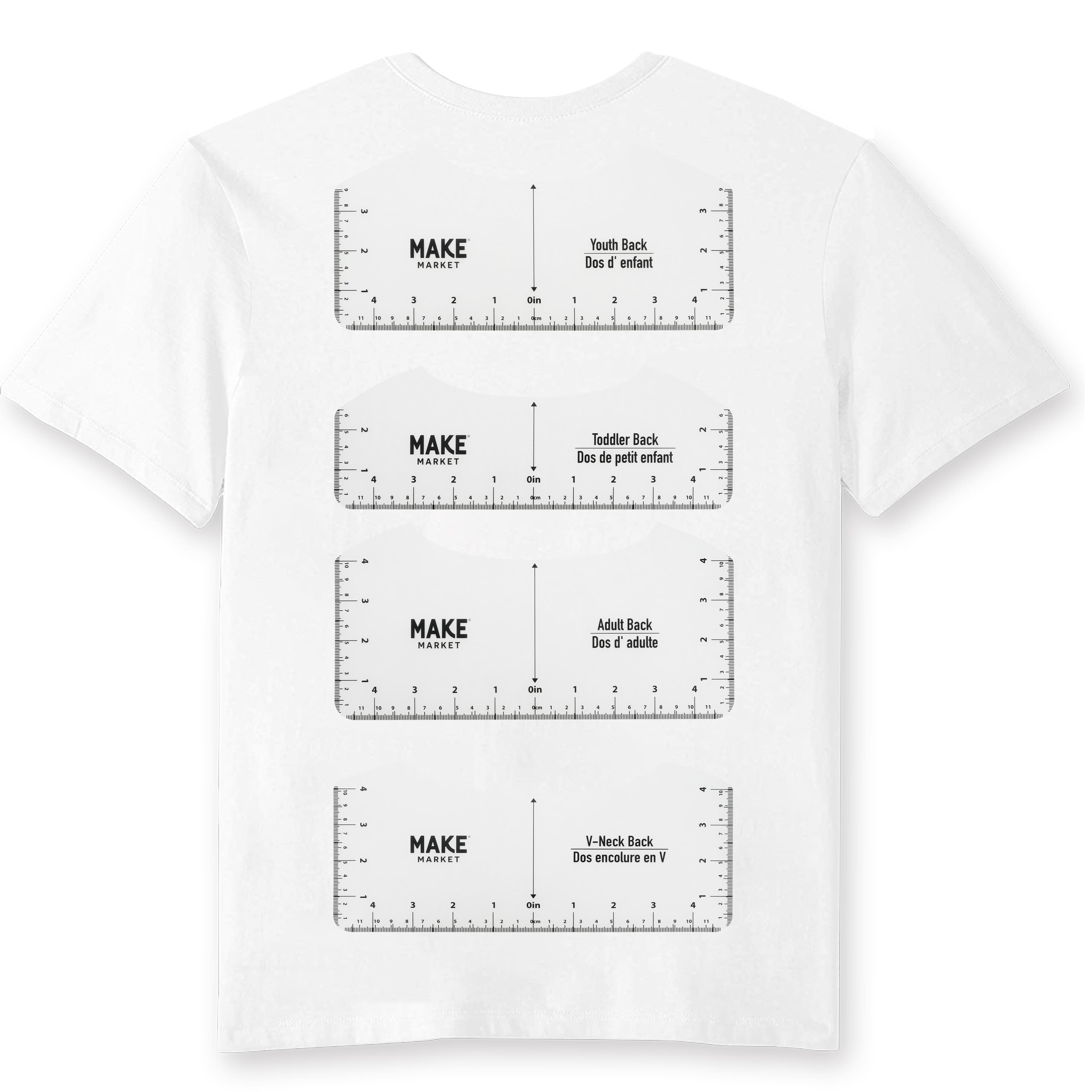 T-Shirt Ruler Guide Set by Make Market&#xAE;