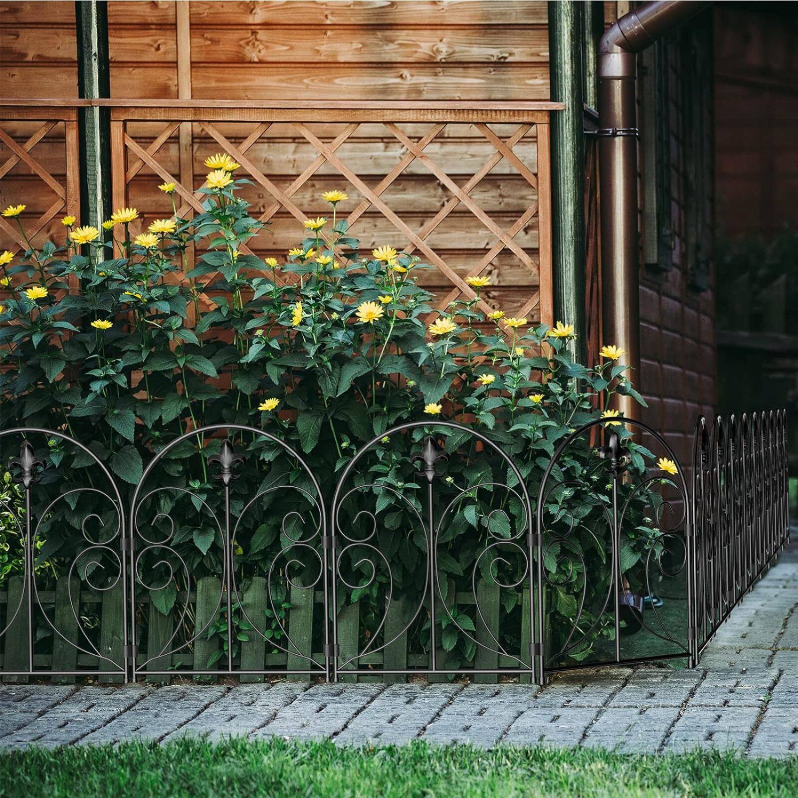 NEX™ Black Decorative Butterfly Garden Fence, 10ct.