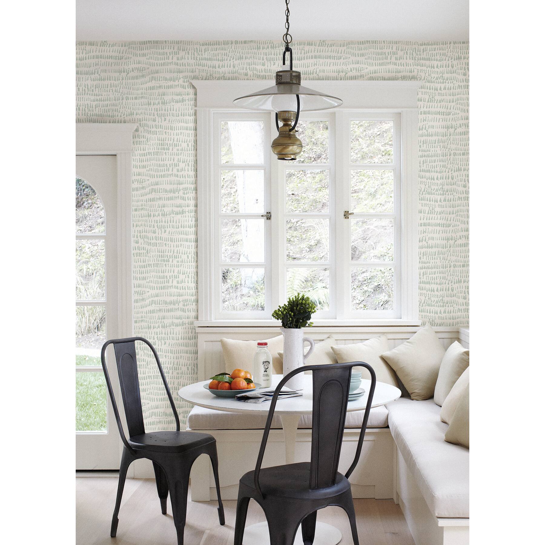 NuWallpaper Kylver Seafoam Peel & Stick Wallpaper