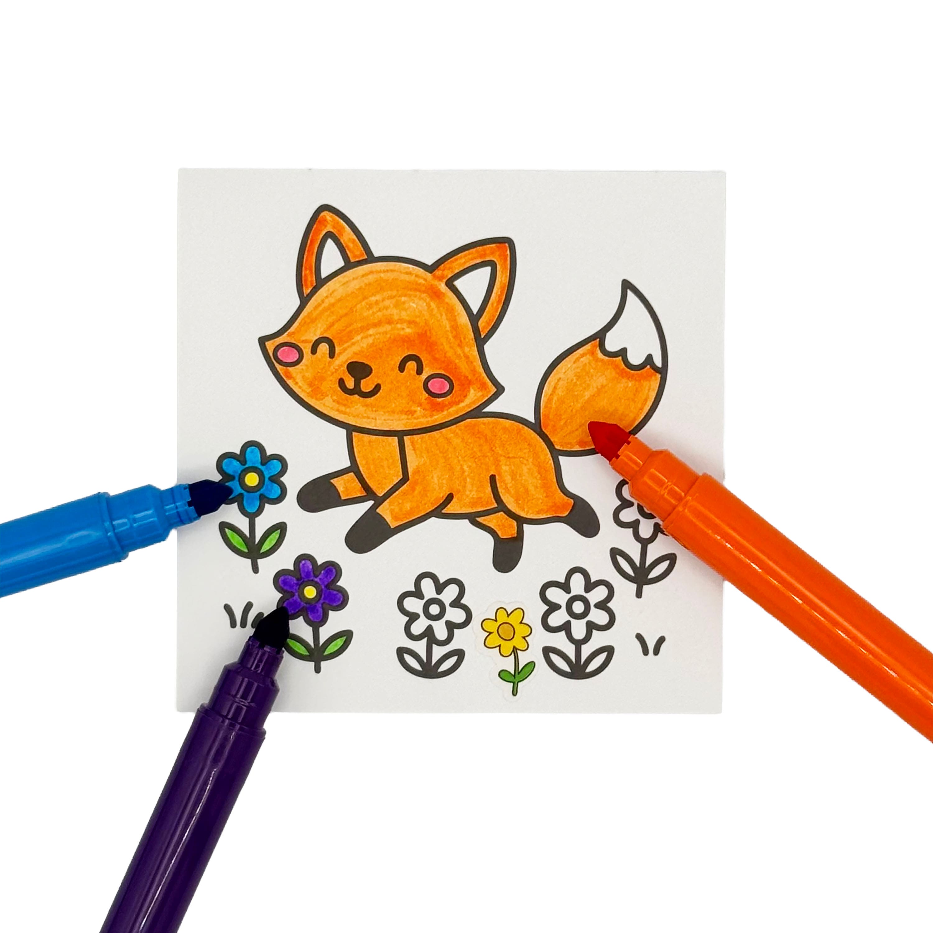 Little Yellow Bicycle® Butterfly Mini Colouring Book