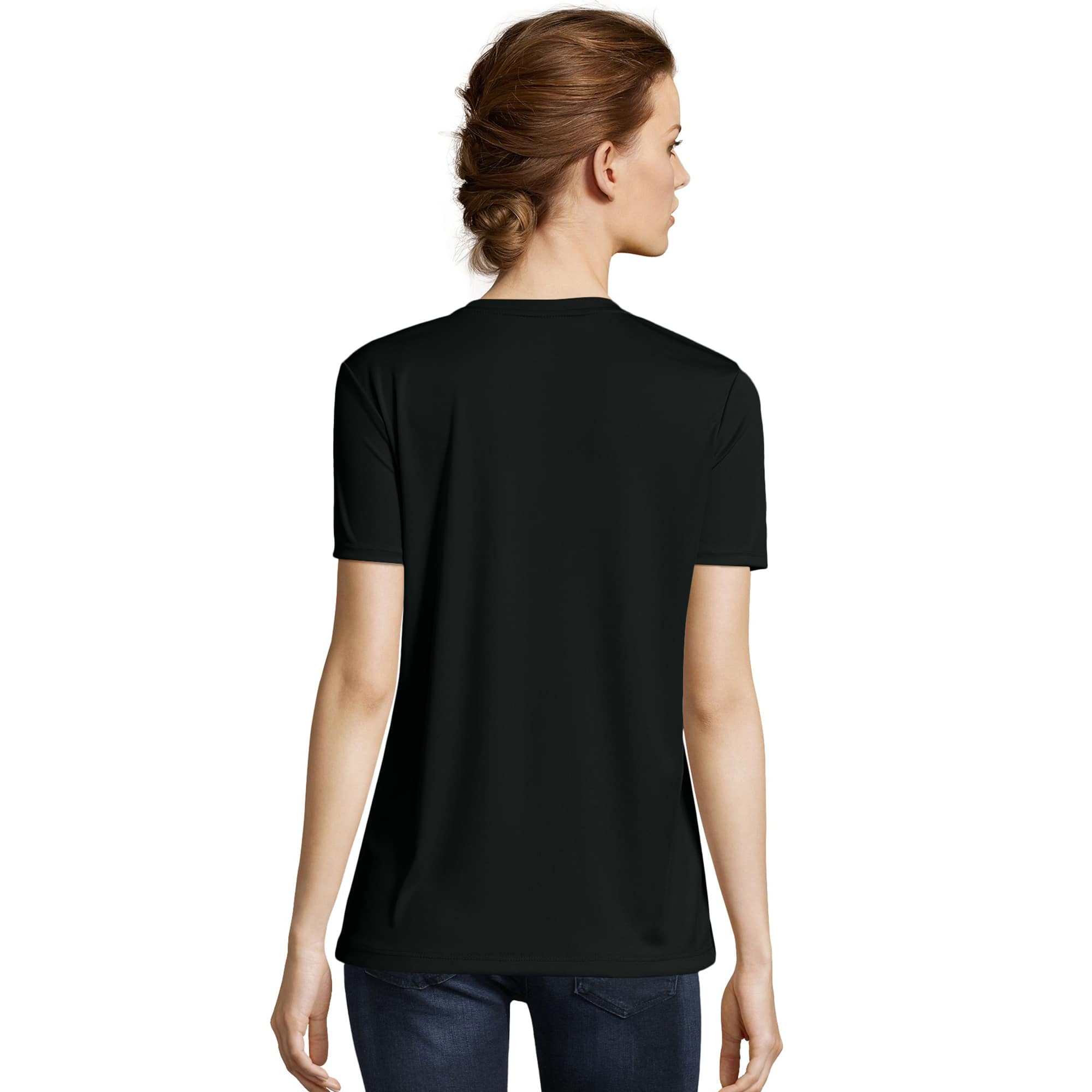 Hanes Sport CoolDri V-Neck Ladies T-Shirt