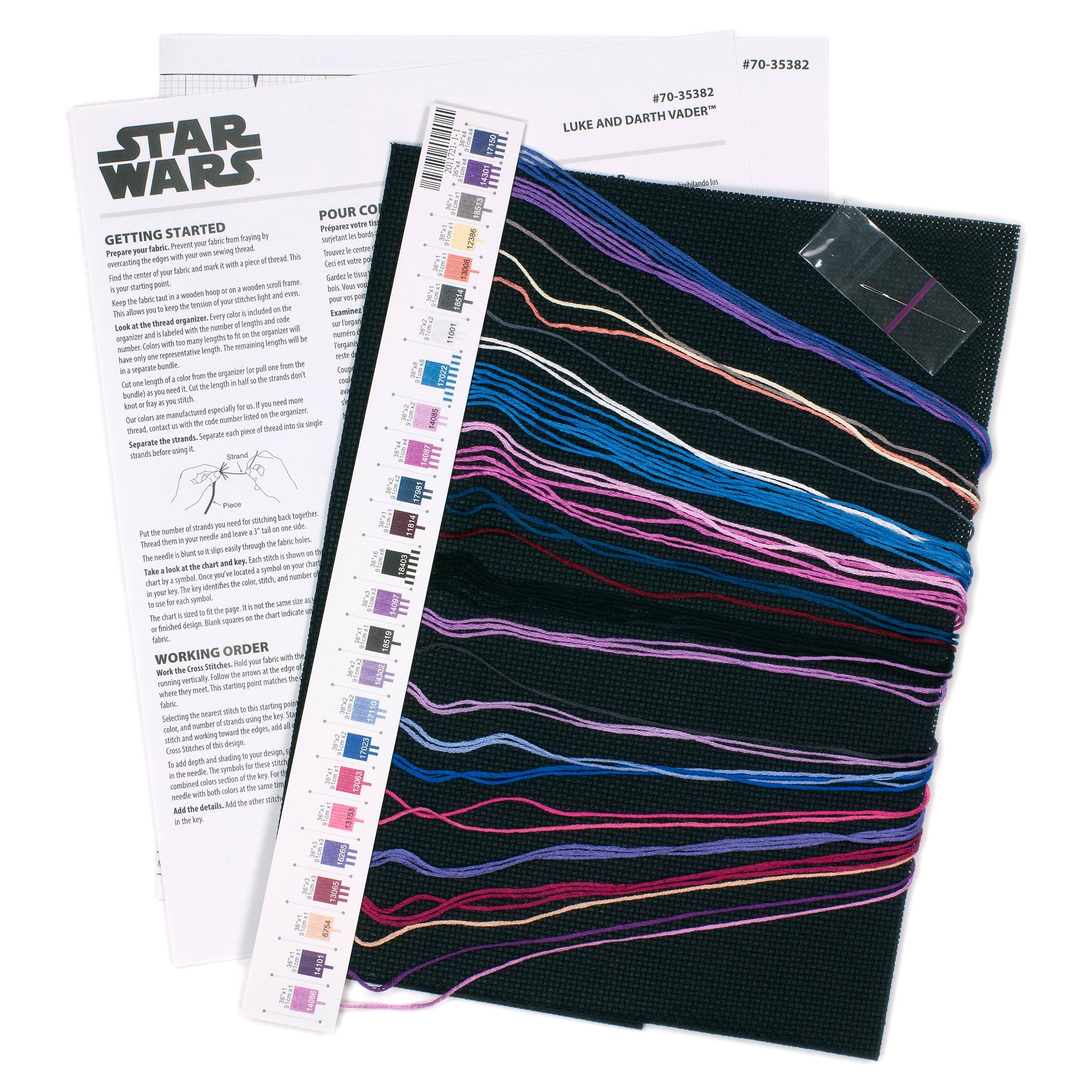 Dimensions&#xAE; Counted Cross Stitch Kit, Luke &#x26; Darth Vader&#x2122;