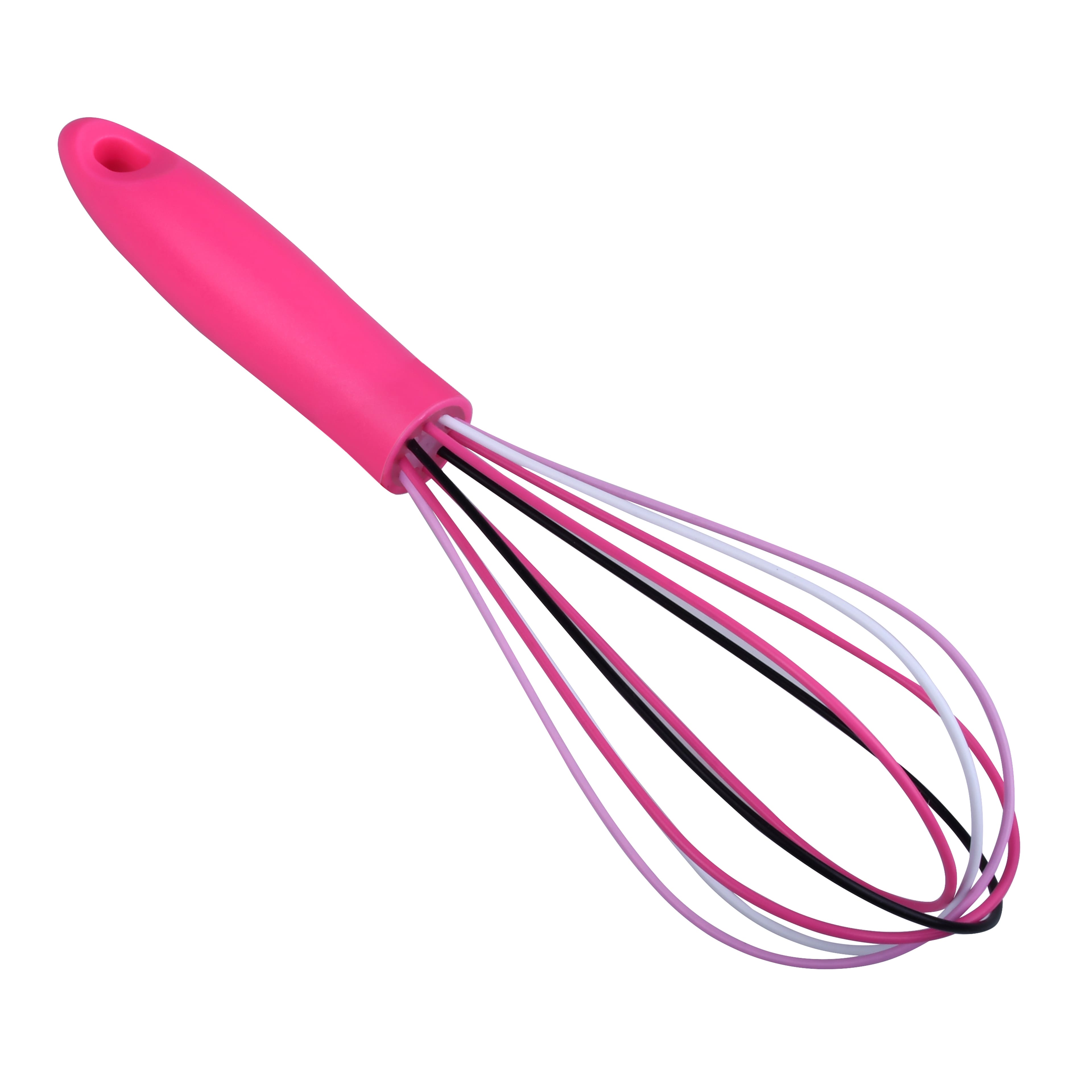 Mini Pink Silicone Whisk by Makery™