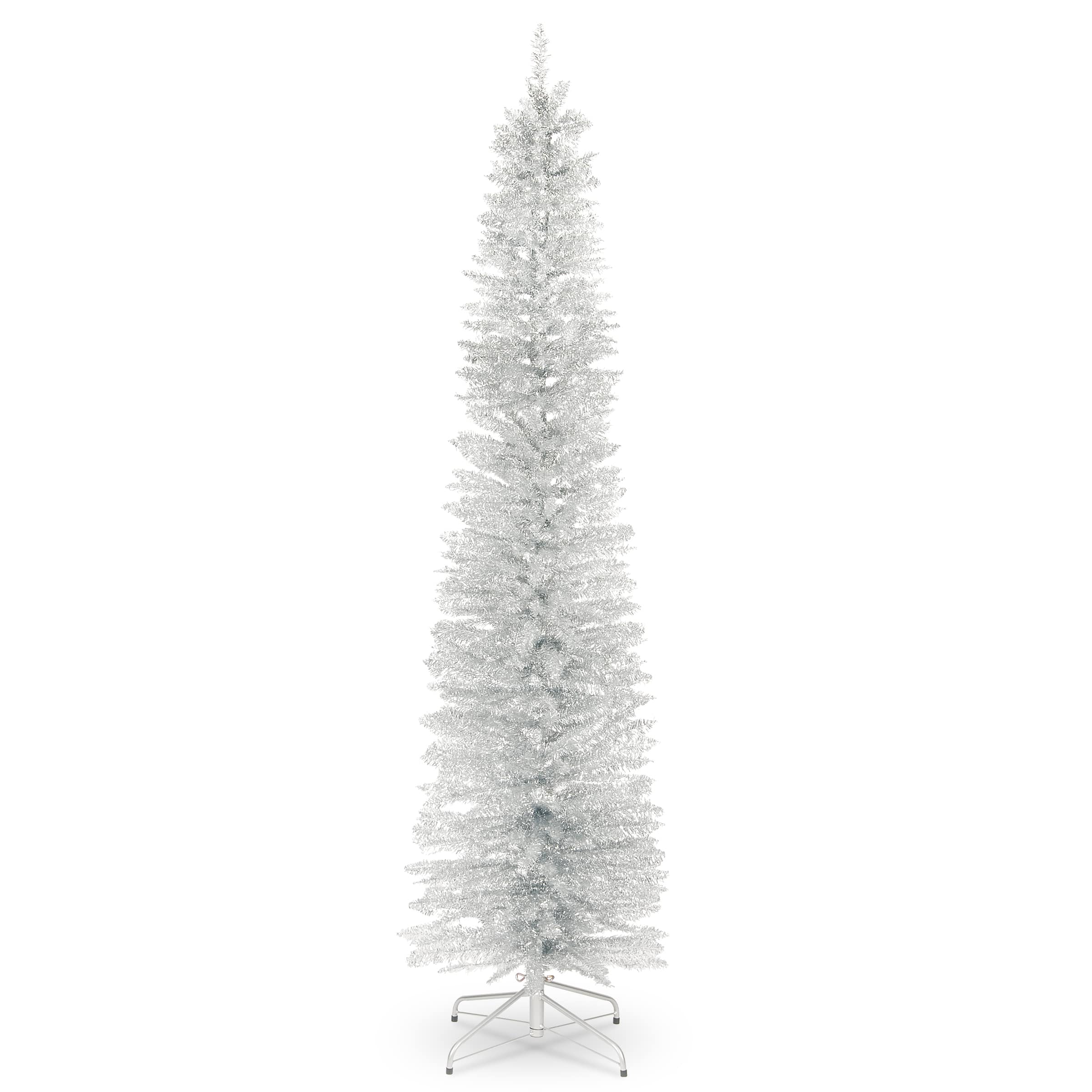 7ft. Unlit Tinsel Artificial Christmas Tree