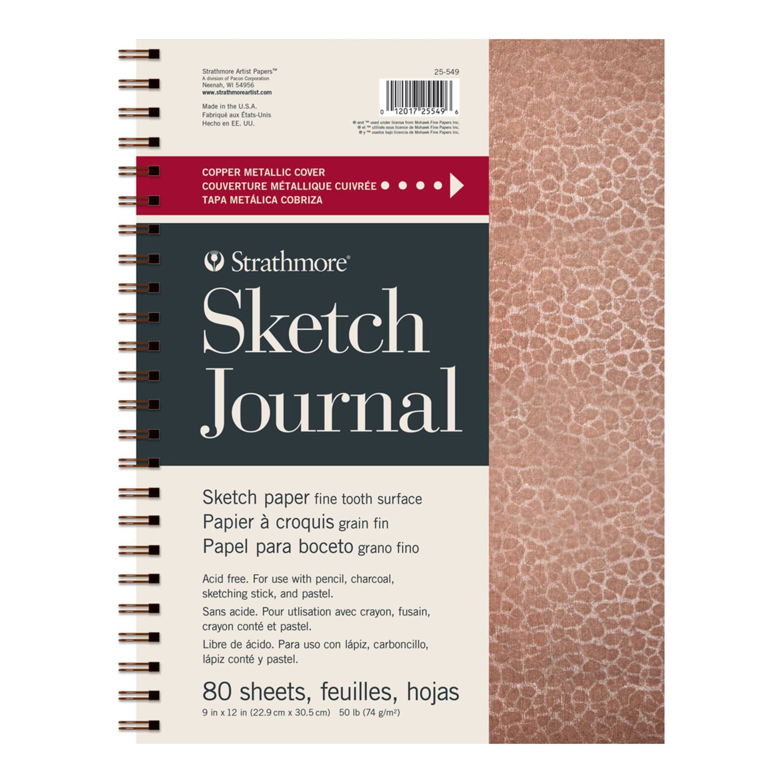 Strathmore® 200 Series Copper Metallic Cover Sketch Journal Wirebound