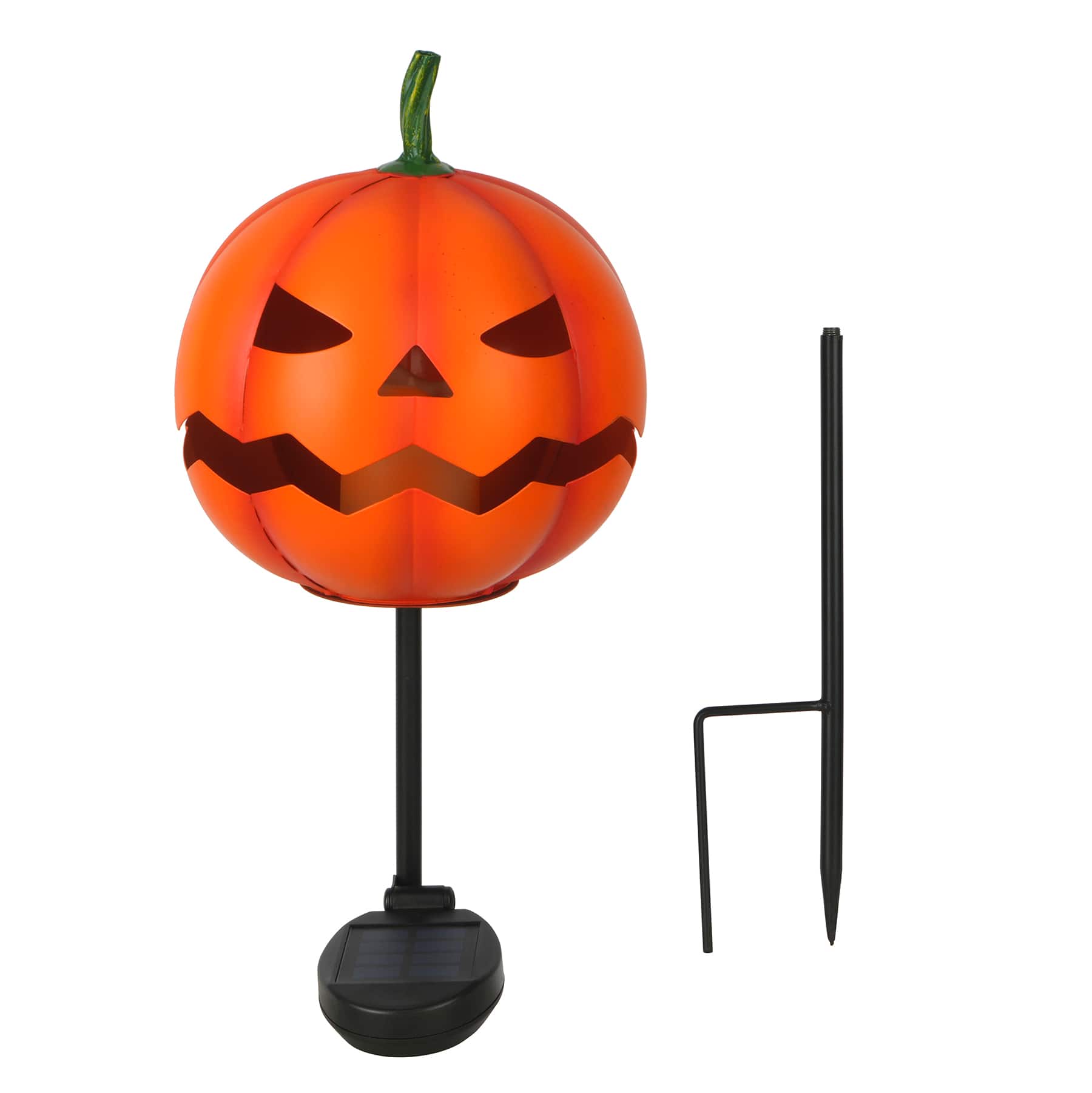 Warm White Solar Jack-O&#x27;-Lantern Stake Light by Ashland&#xAE;