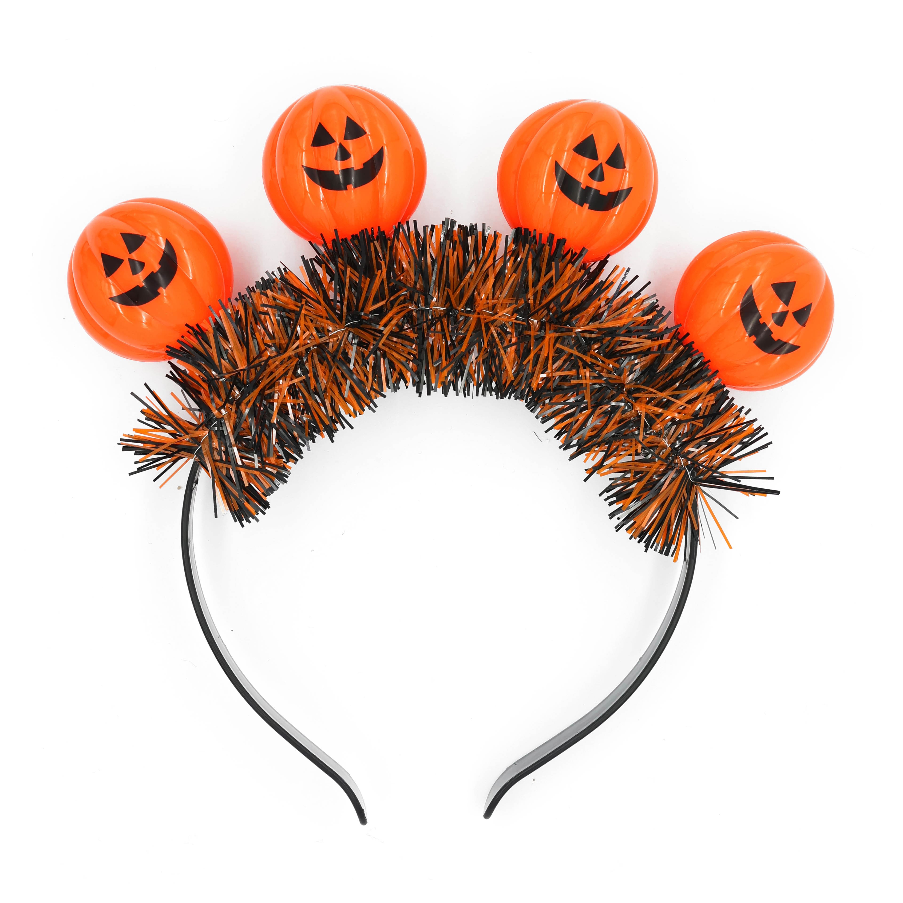 Jack-o&#x27;-Lantern Light Up Headband by Celebrate It&#x2122;