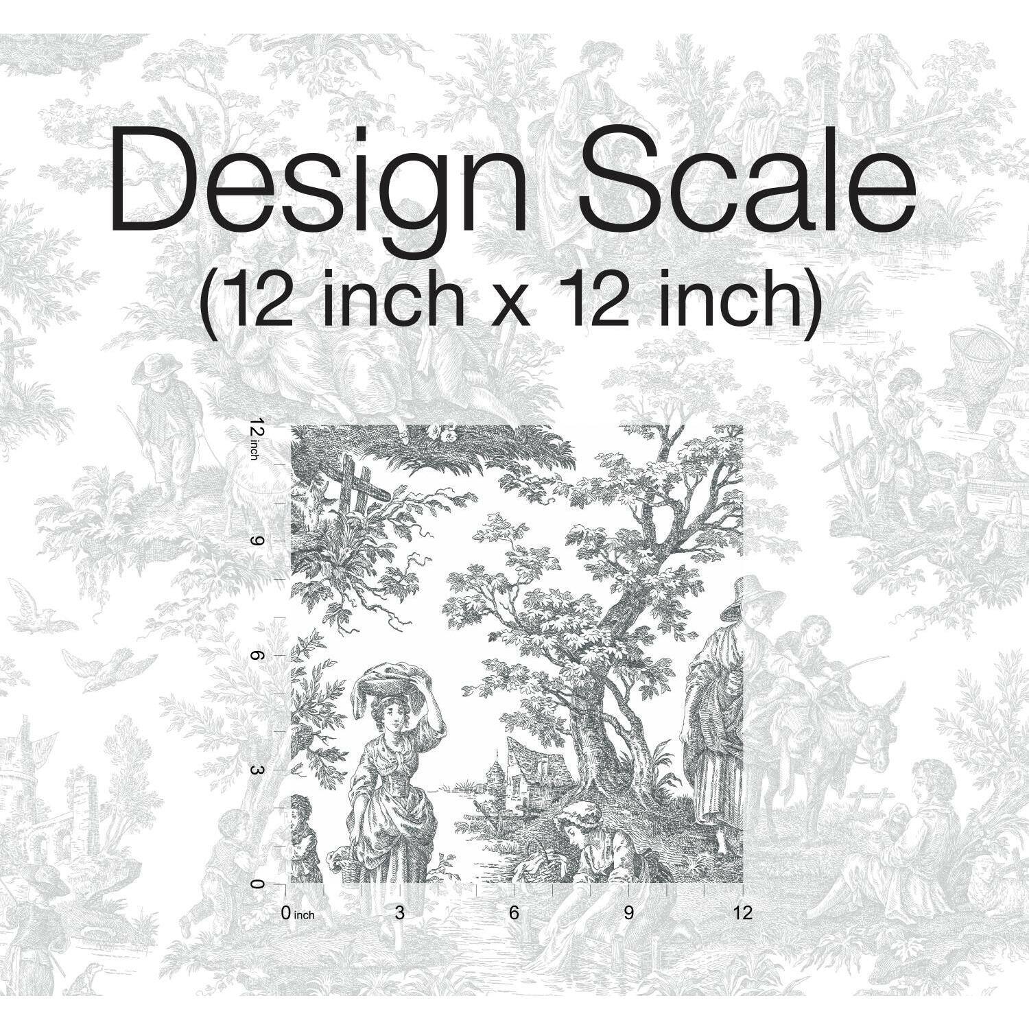 RoomMates Country Life Toile Peel & Stick Wallpaper