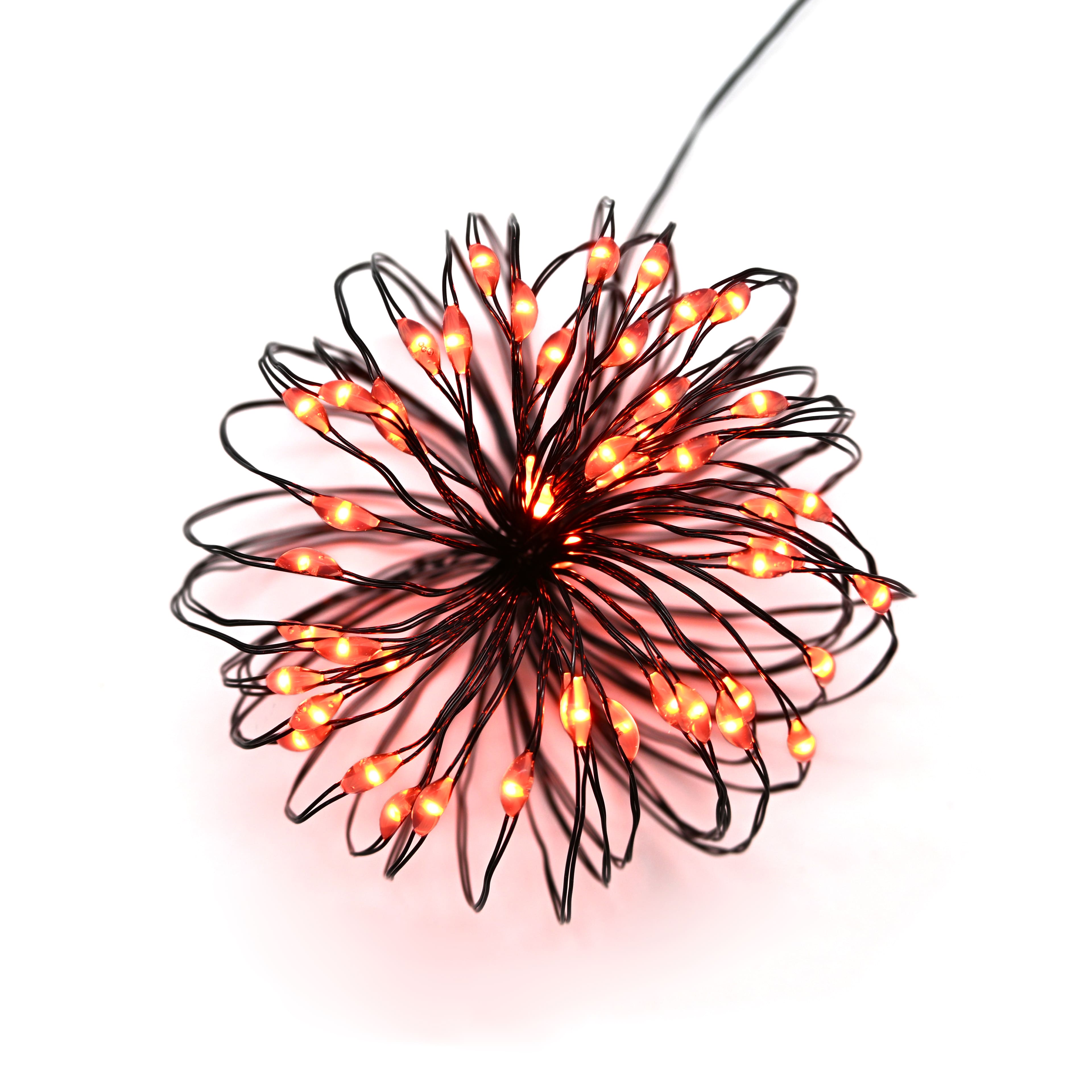 50ct. Colour Changing Orange & Purple LED String Lights by Ashland®