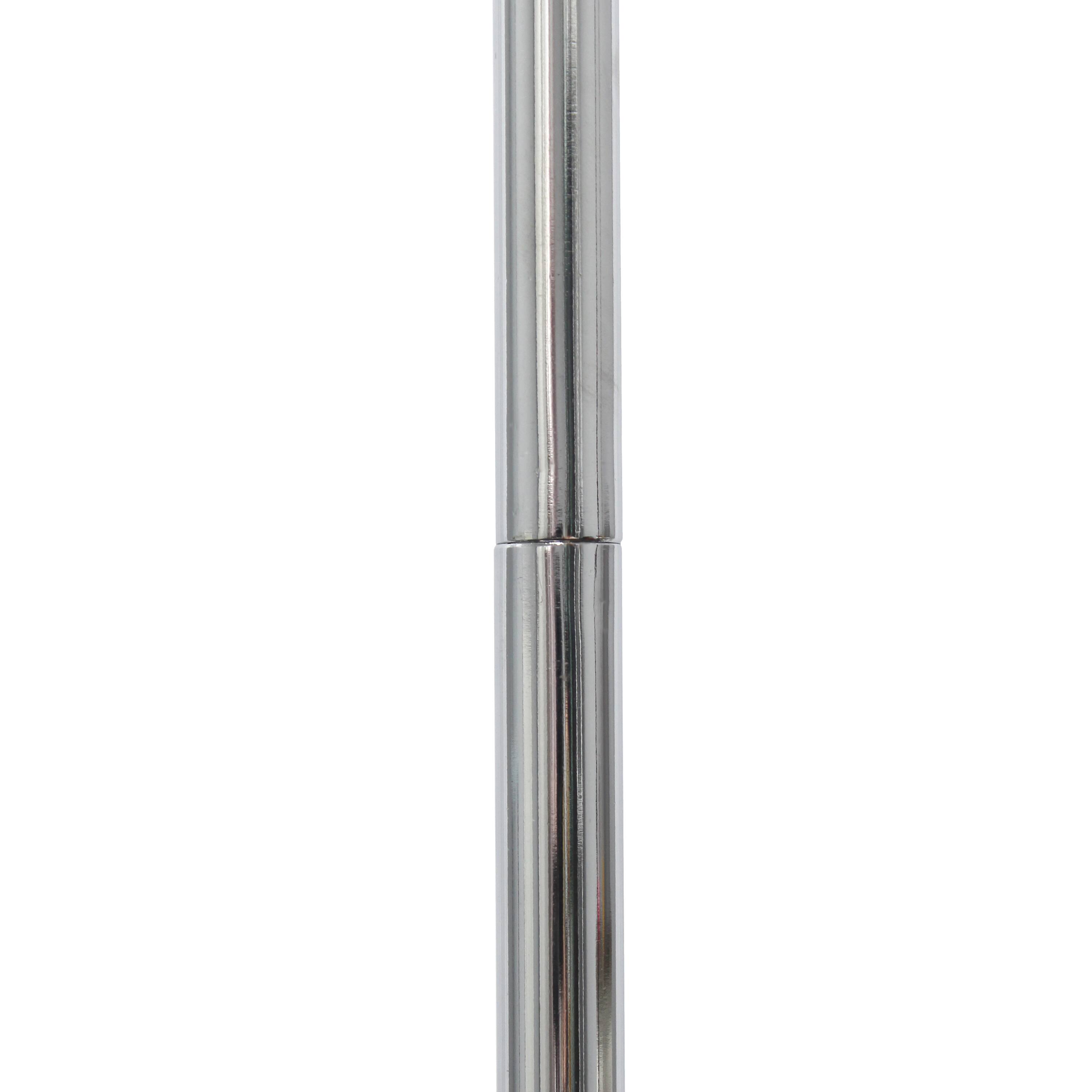 Simple Designs 65&#x22; Arched Brushed Nickel Floor Lamp