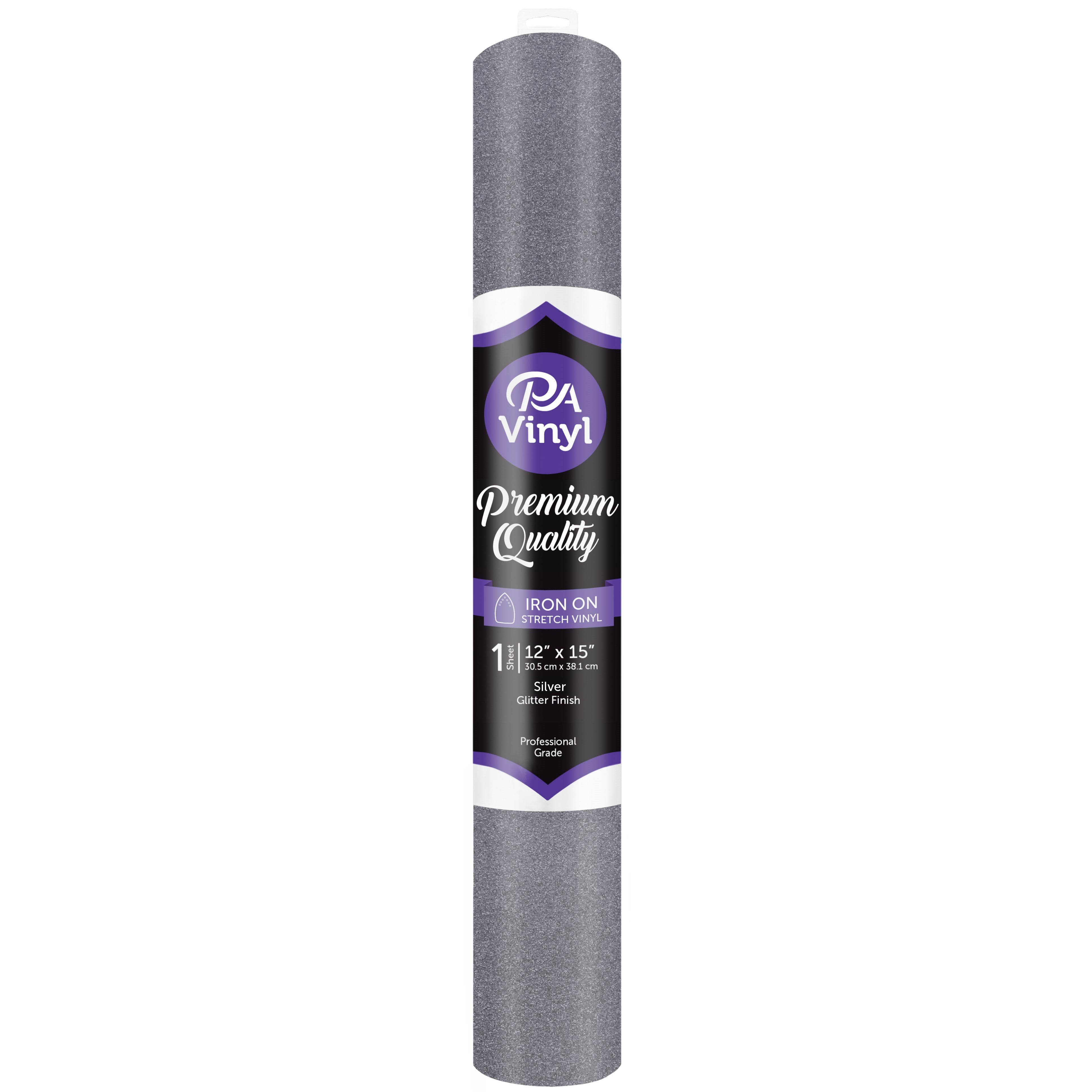 PA Vinyl Glitter Iron On Stretch Vinyl | Michaels