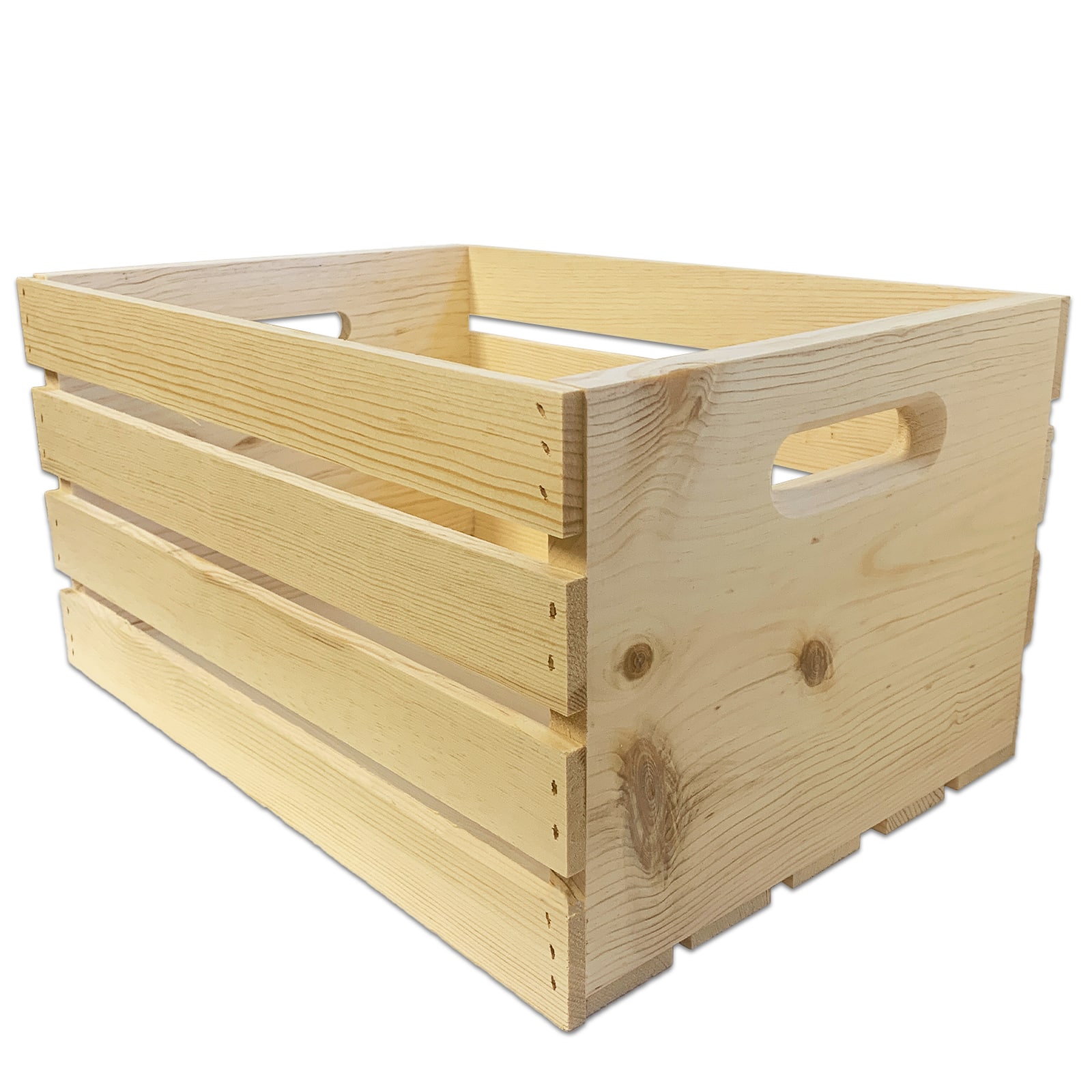 Wilson&#xAE; Enterprises 18&#x22; x 10&#x22; Pine Handle Crates, 3ct.