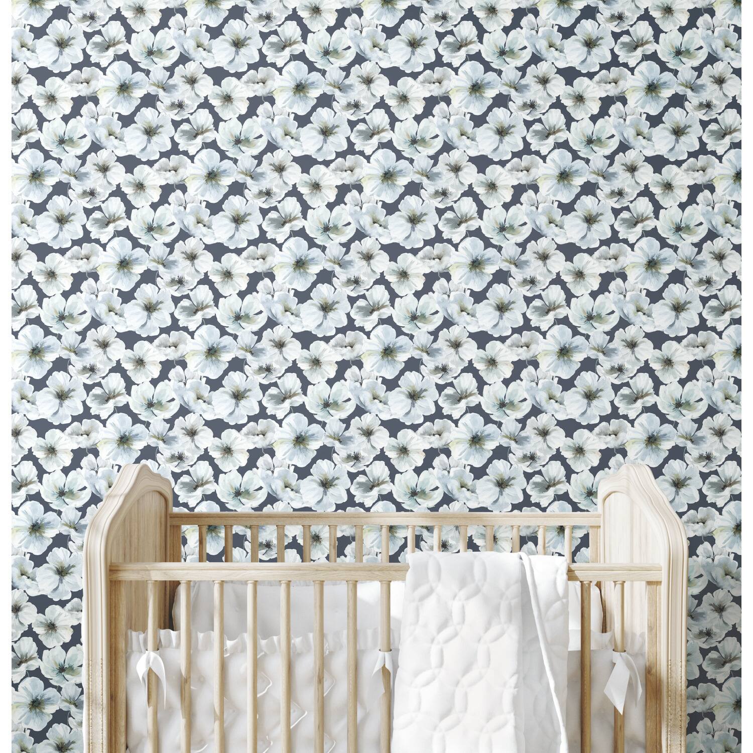 RoomMates Tamara Day Hawthorn Blossom Peel & Stick Wallpaper
