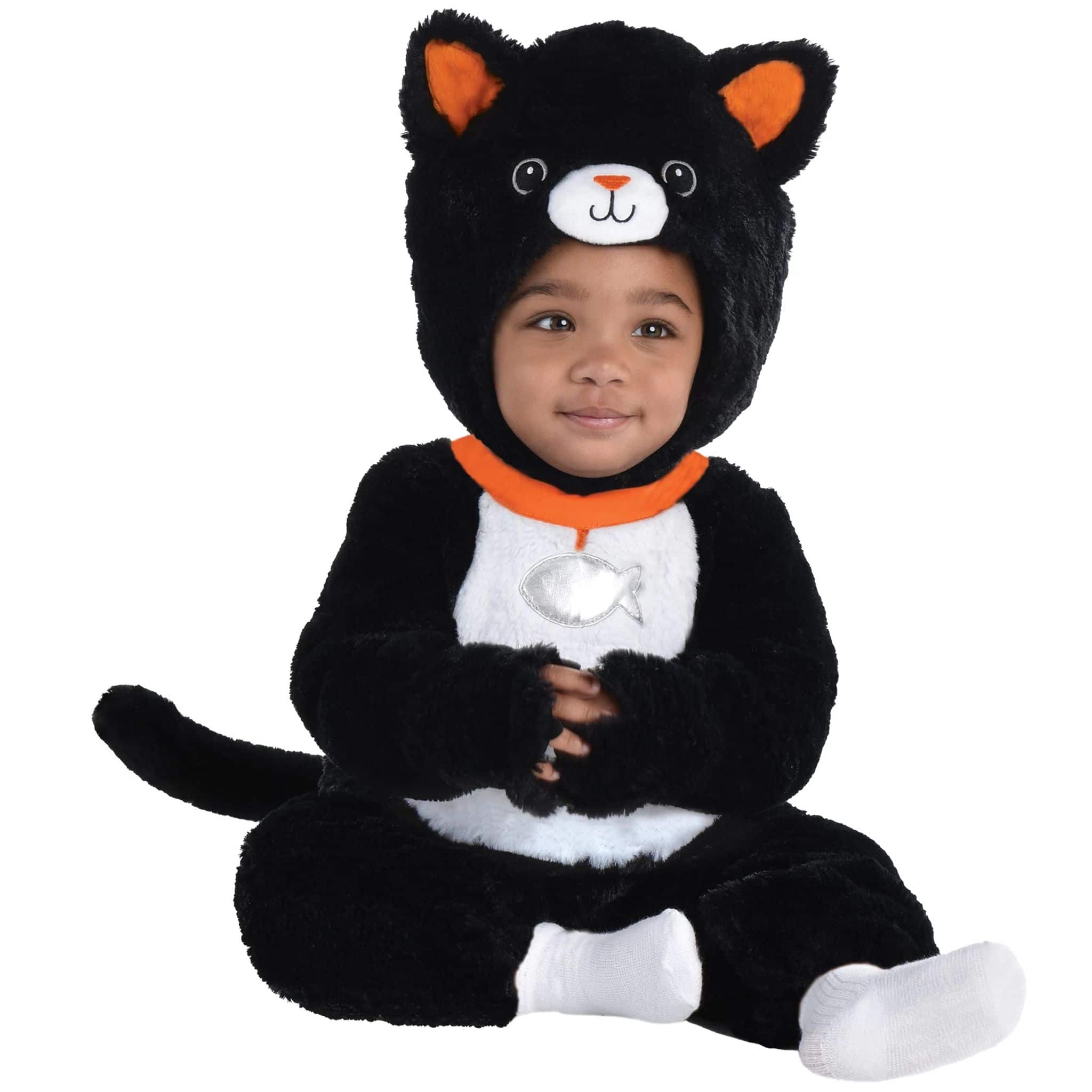 Cuddly Black Cat Infant Costume