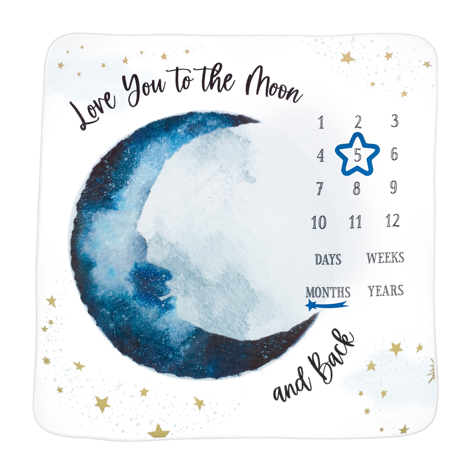 Baby Shower Gift Dreamy Stars First Year Milestone Picture Frame