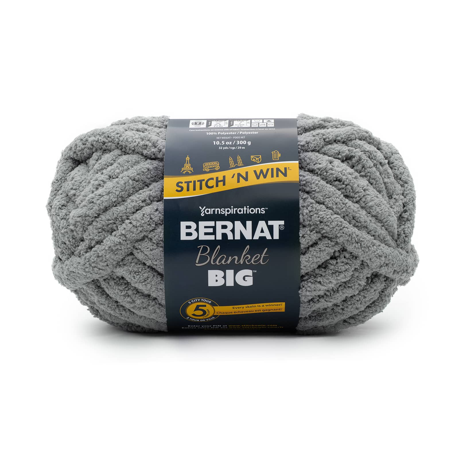 bernat blanket coal