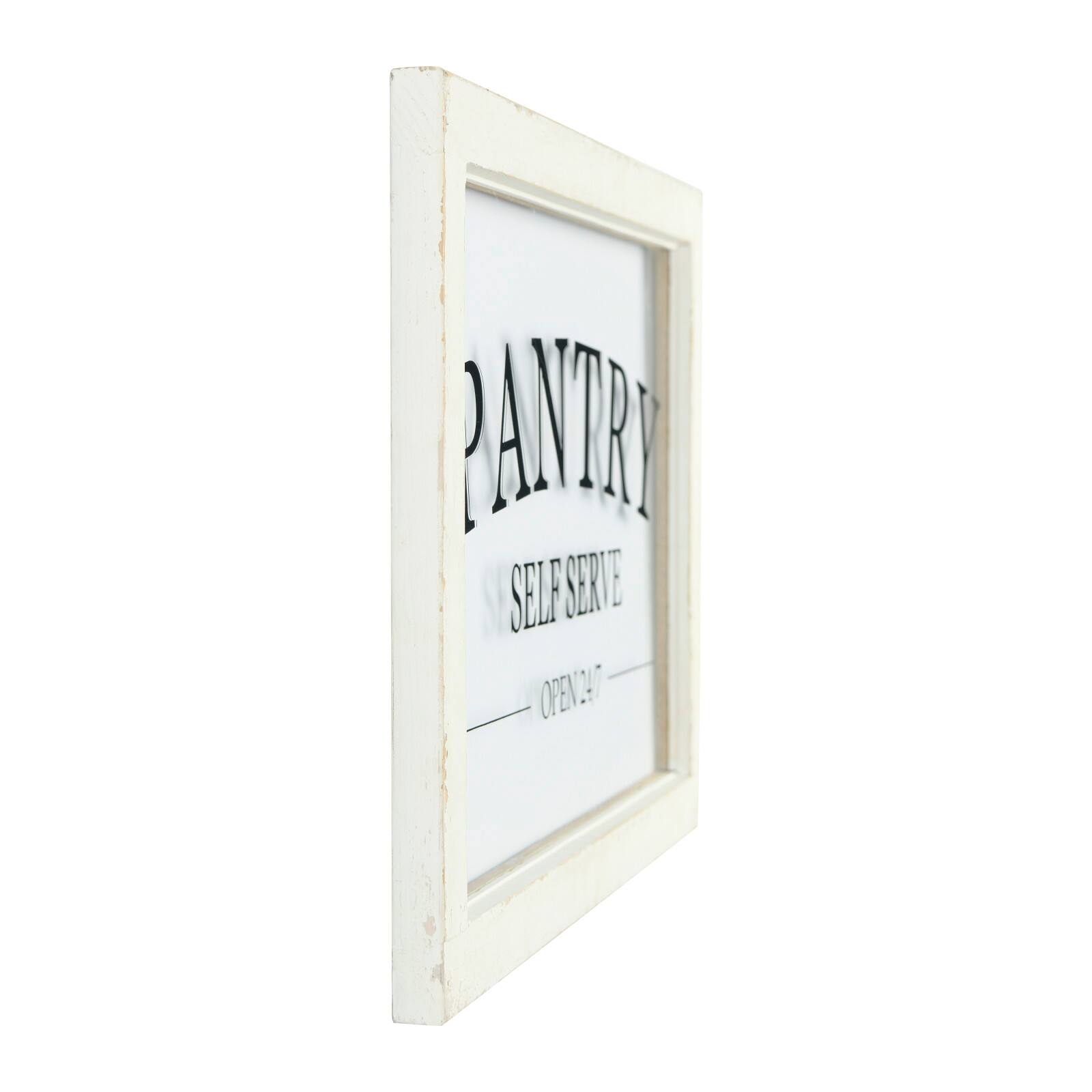 Hello Honey&#xAE; Distressed Wood Framed Pantry Sign