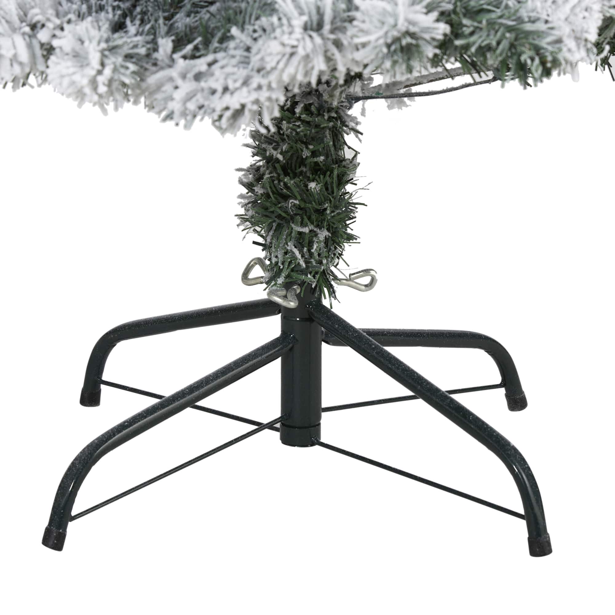 4ft. Unlit Flocked Rock Springs Spruce Artificial Christmas Tree