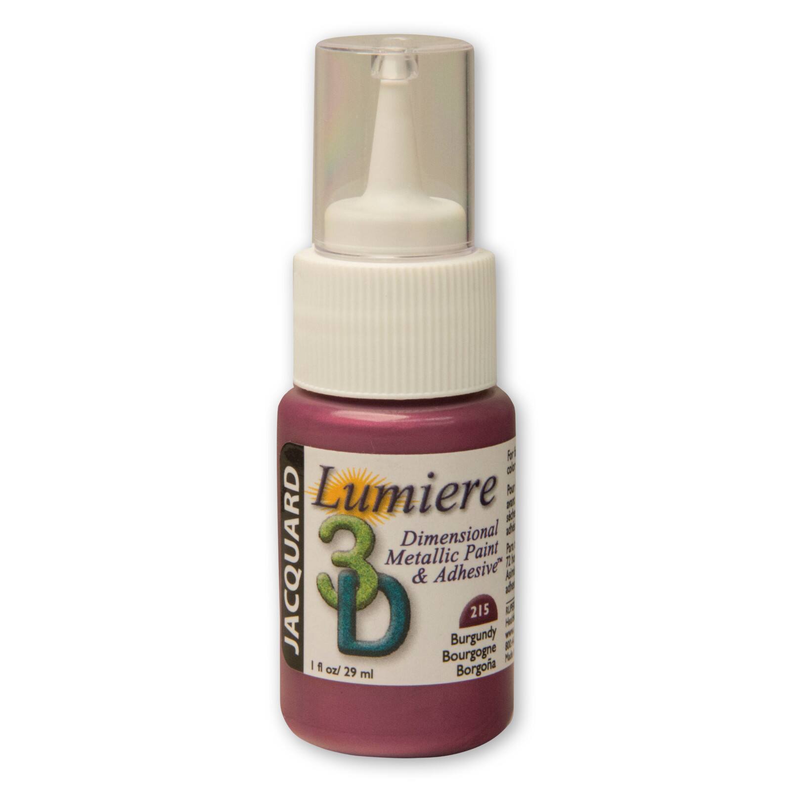 Jacquard Lumiere 3D Dimensional Metallic Paint & Adhesive, 1oz. Michaels