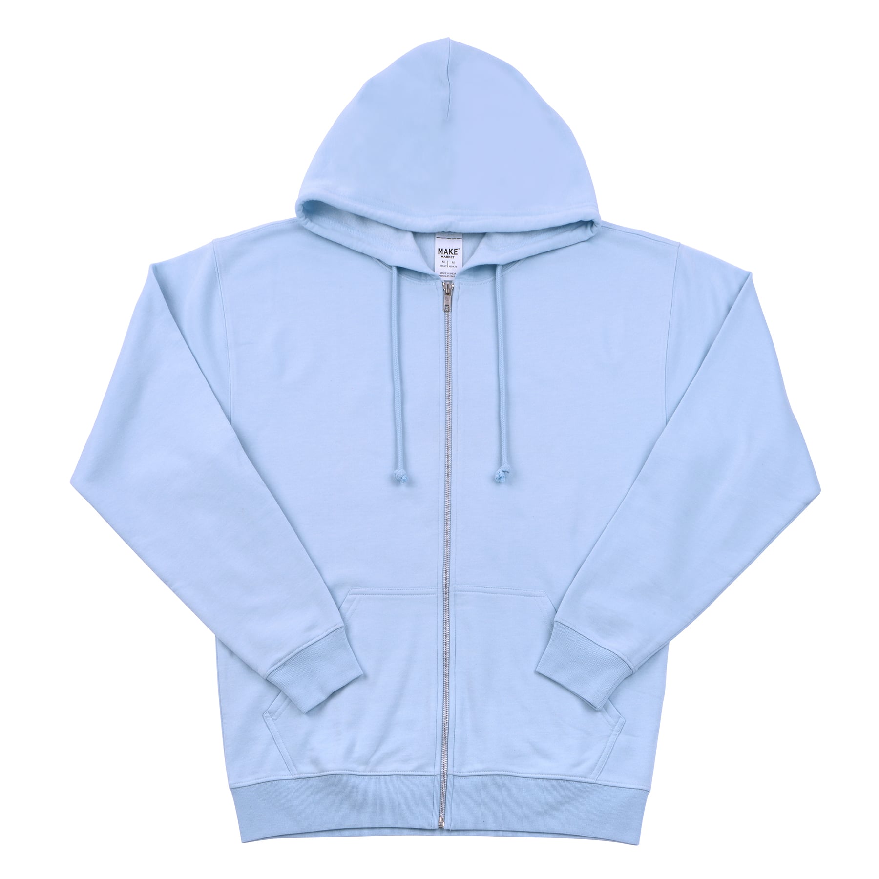 Unisex Adult Full Zip Hooded Sweatshirt by Make Market