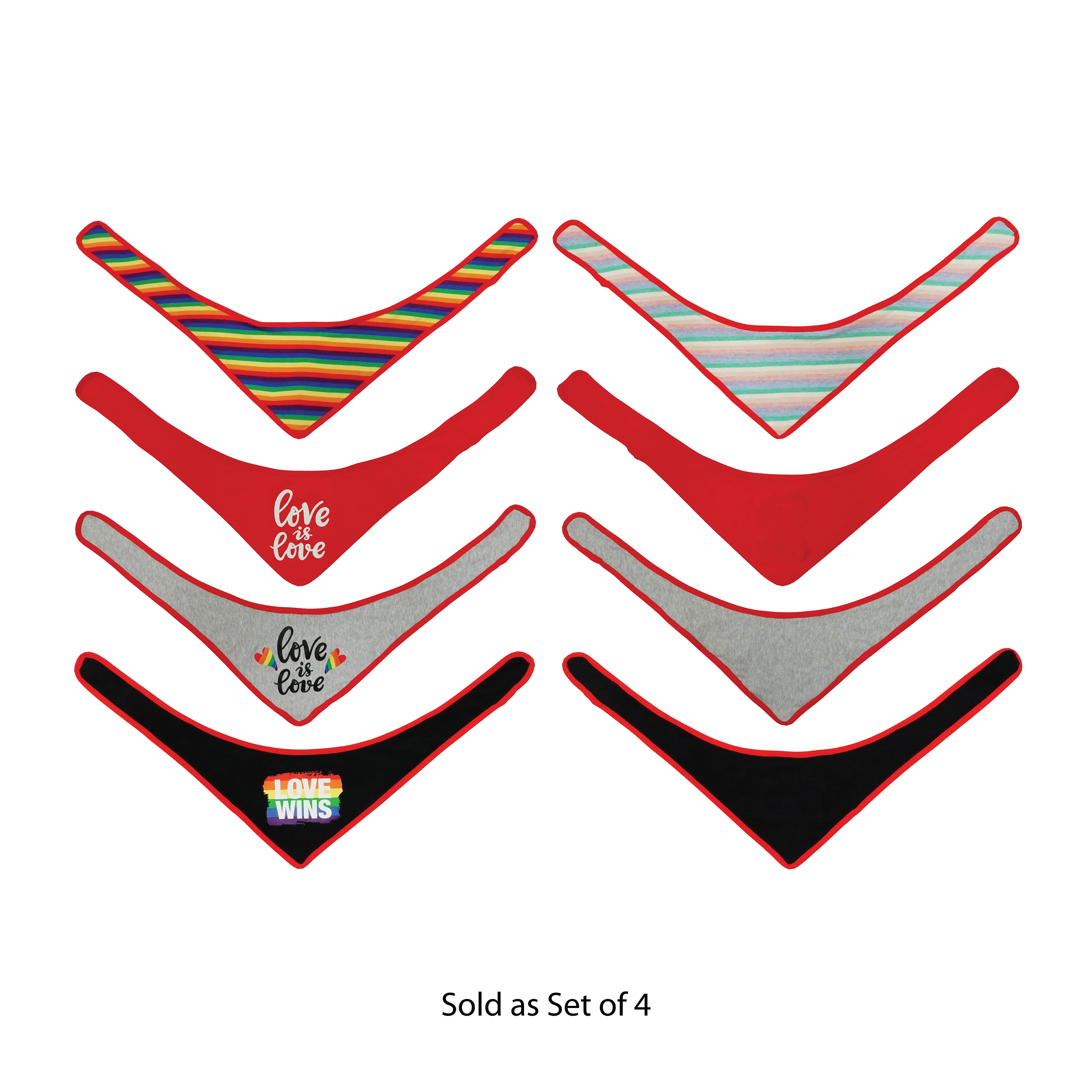 Best Furry Friends Pride Bandanas S-M