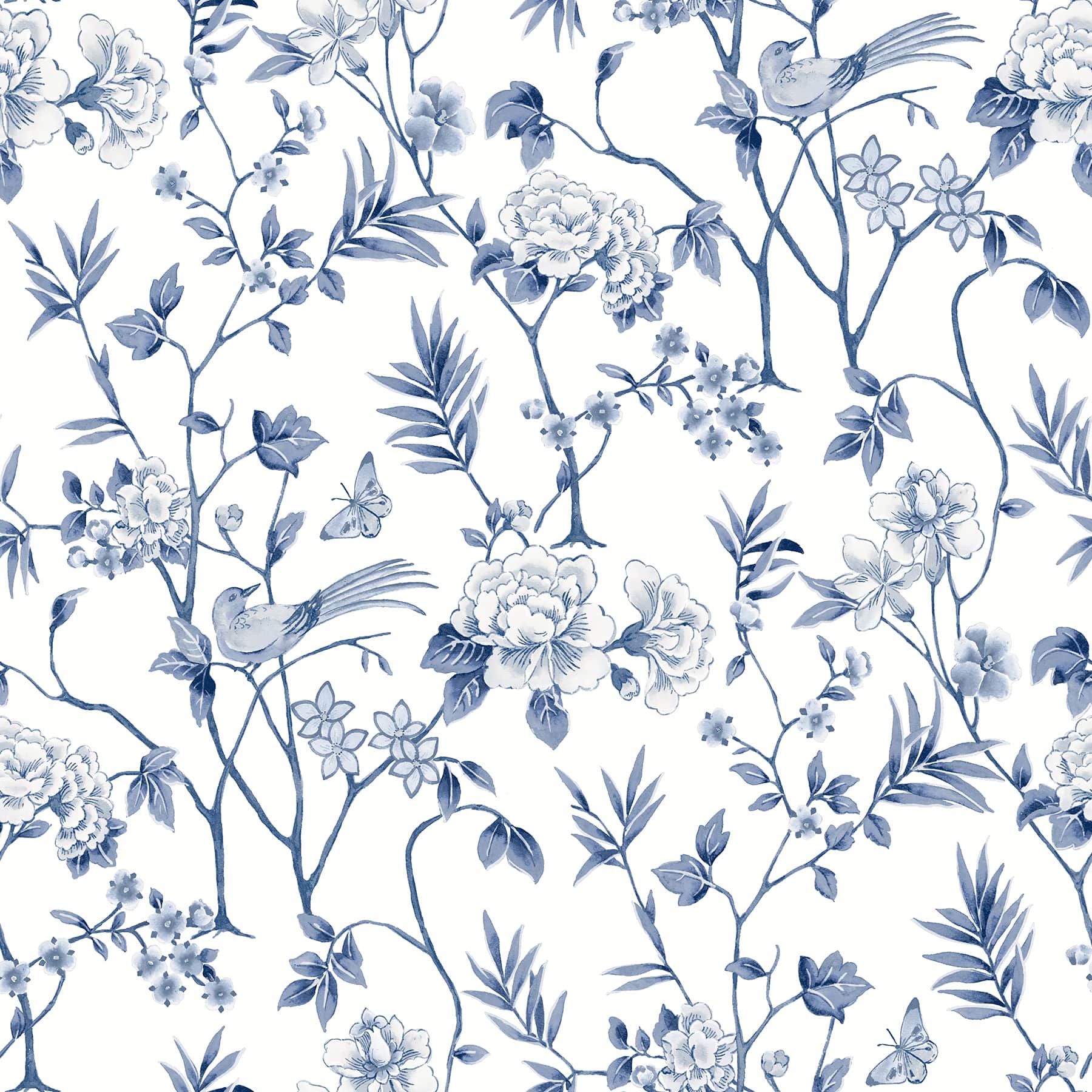 NuWallpaper Chinoiserie Garden Peel &#x26; Stick Wallpaper