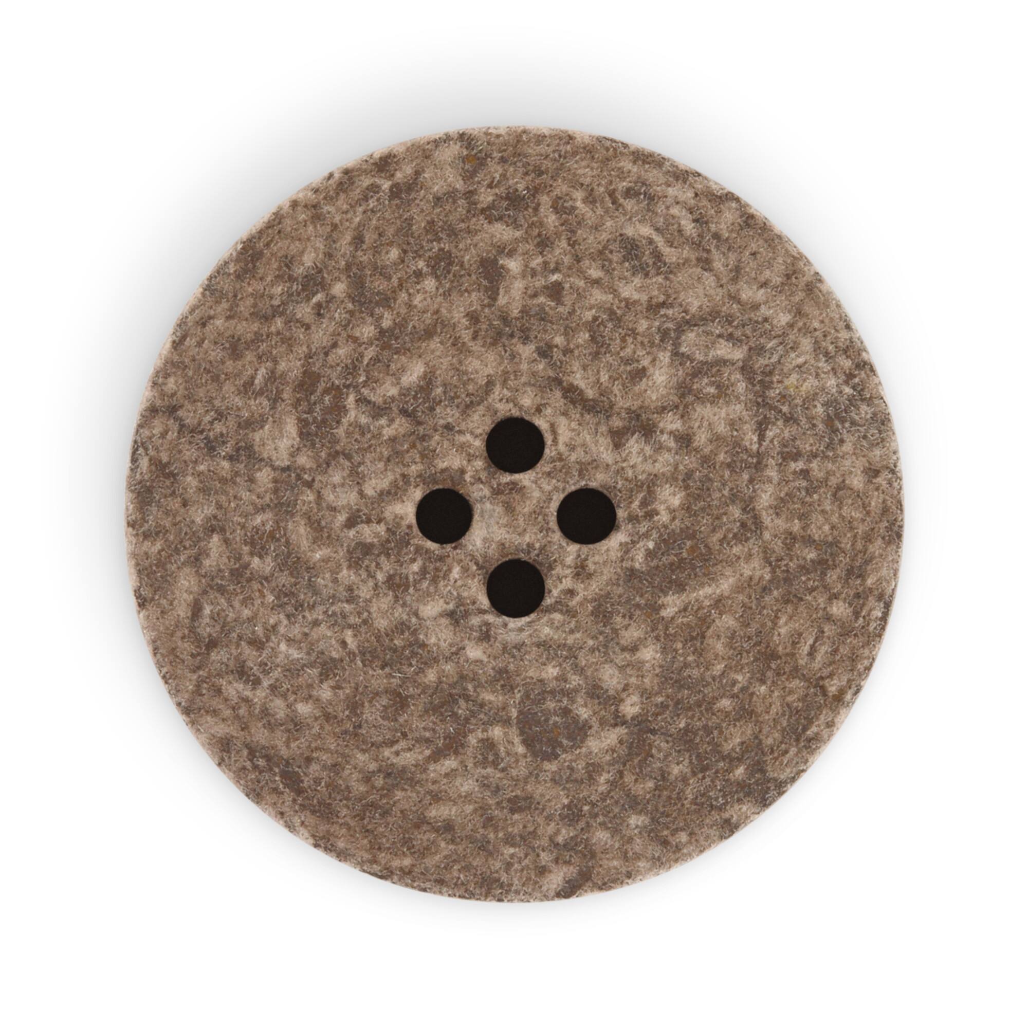 Dritz&#xAE; 30mm Recycled Cotton Round Stitch Button, 3ct.