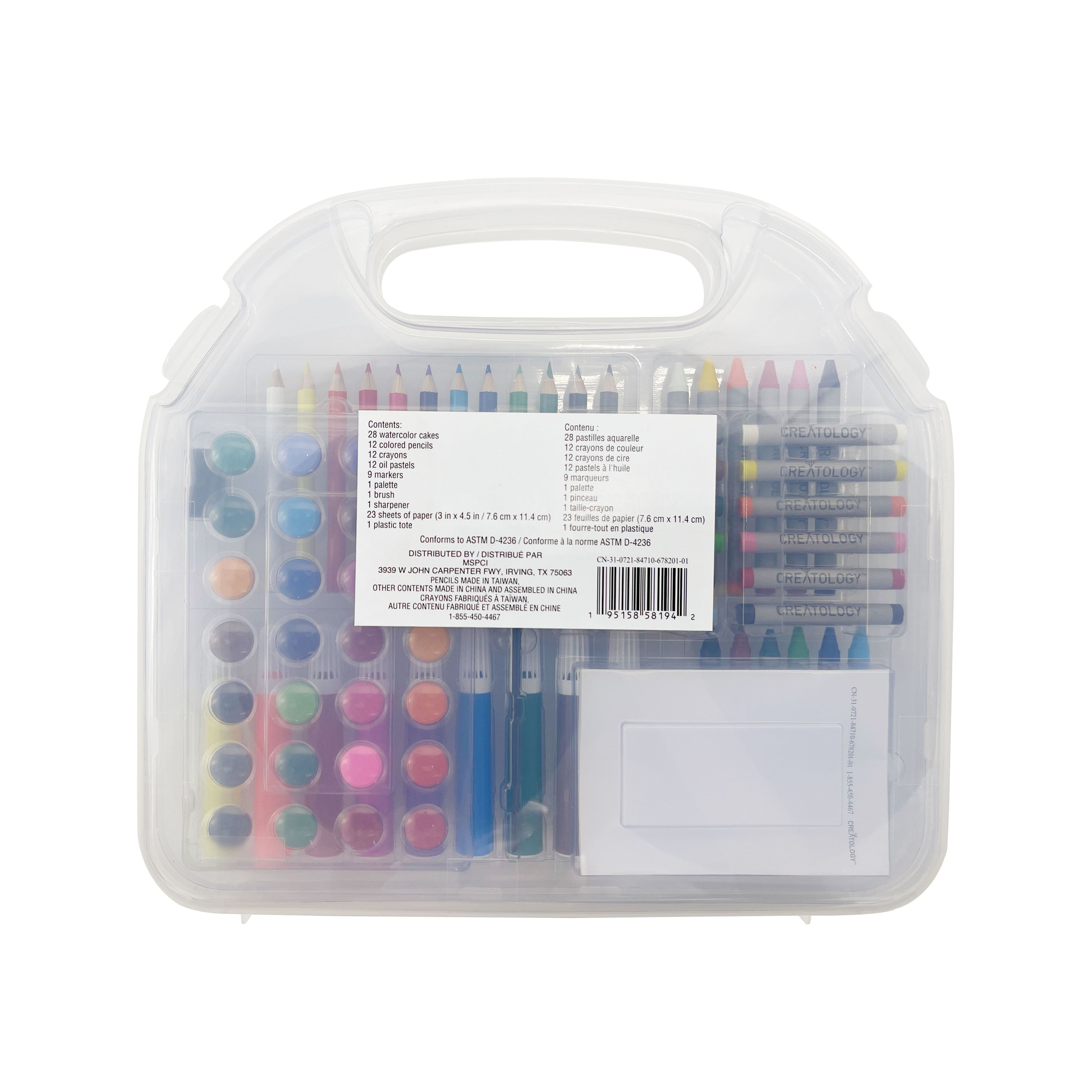 100 Piece Kid&#x27;s Art Tote by Creatology&#x2122;