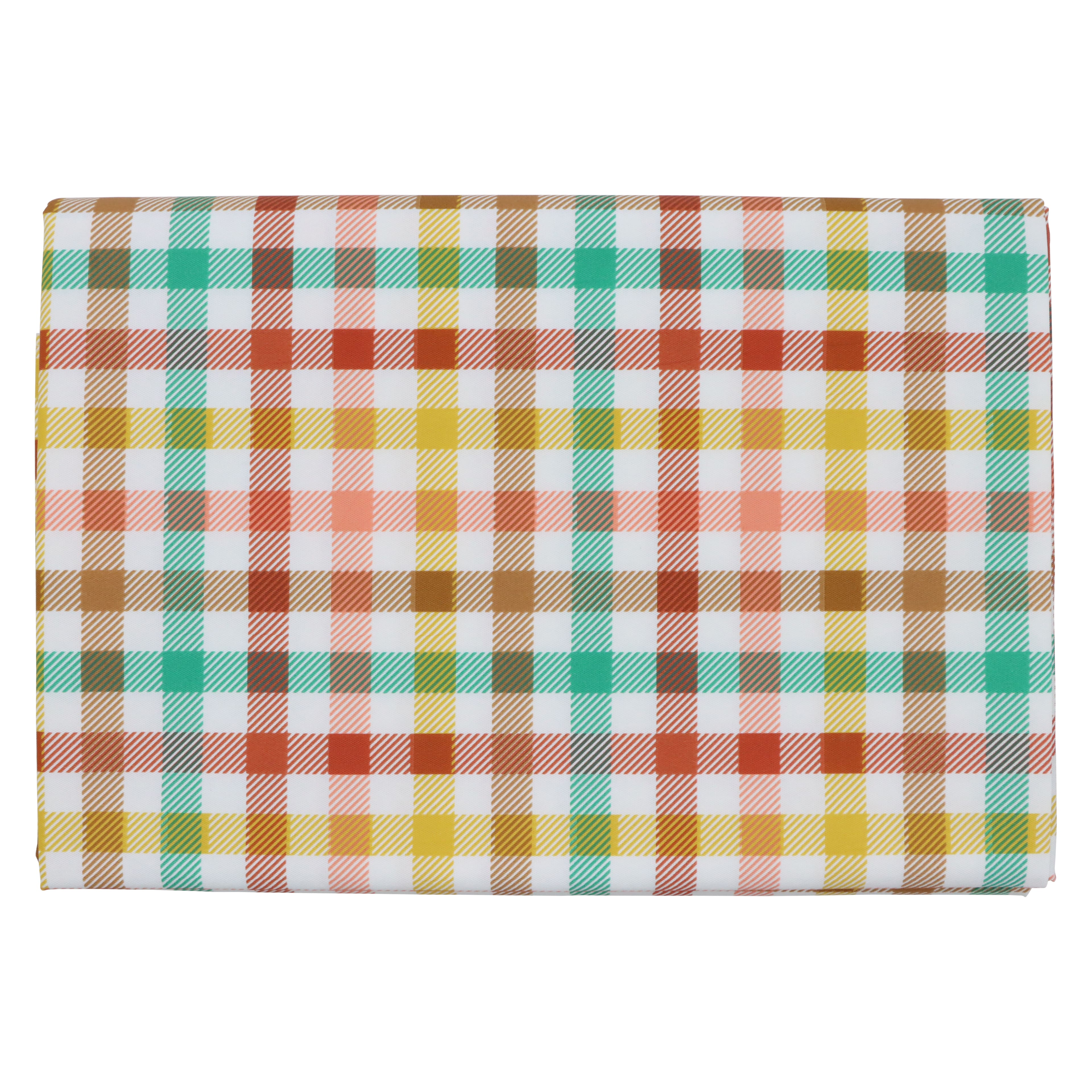 70" Multicolor Plaid Table Cover by Celebrate It™