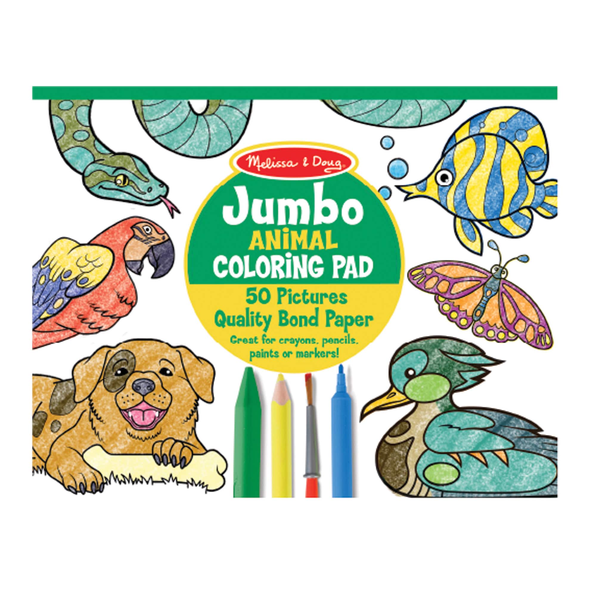 Melissa &#x26; Doug&#xAE; Animal Jumbo Coloring Pad