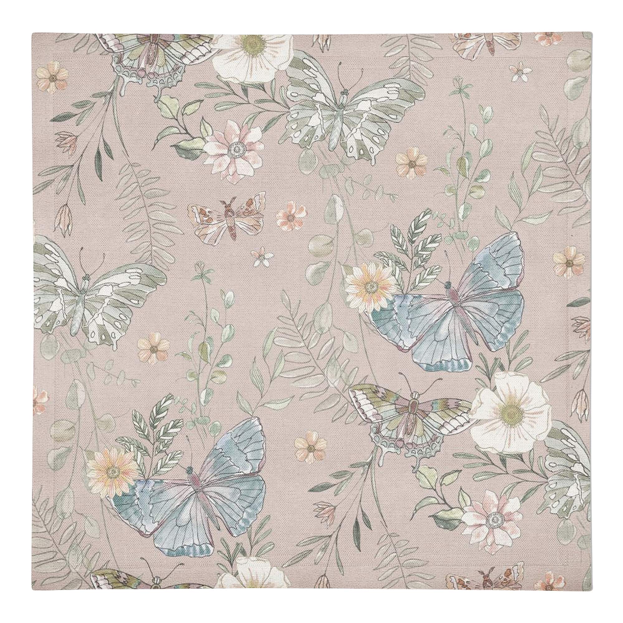 Butterflies Cotton Twill Napkin