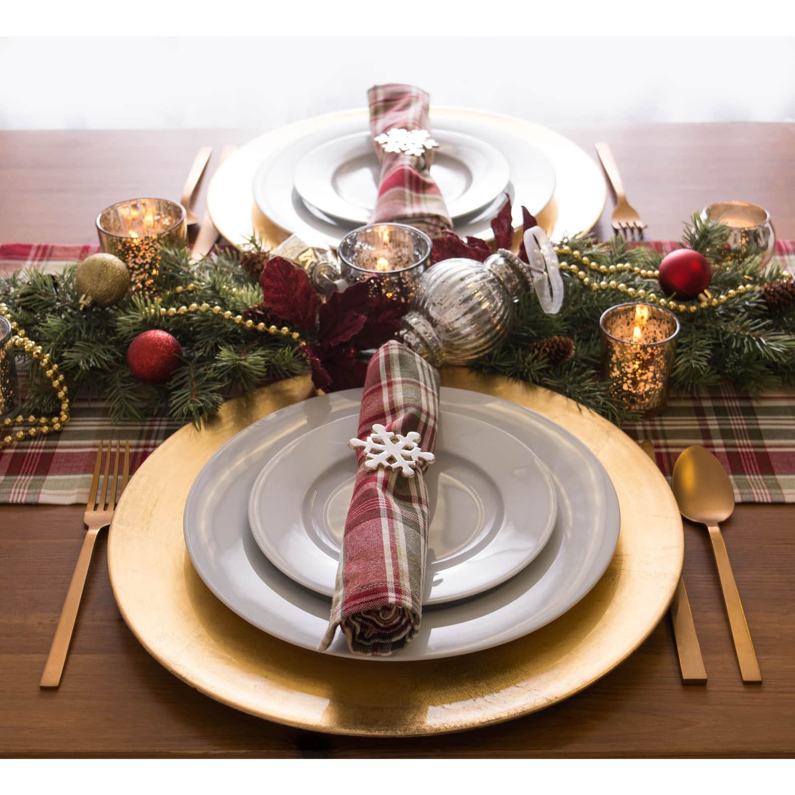 DII&#xAE; 72&#x22; Give Thanks Plaid Table Runner