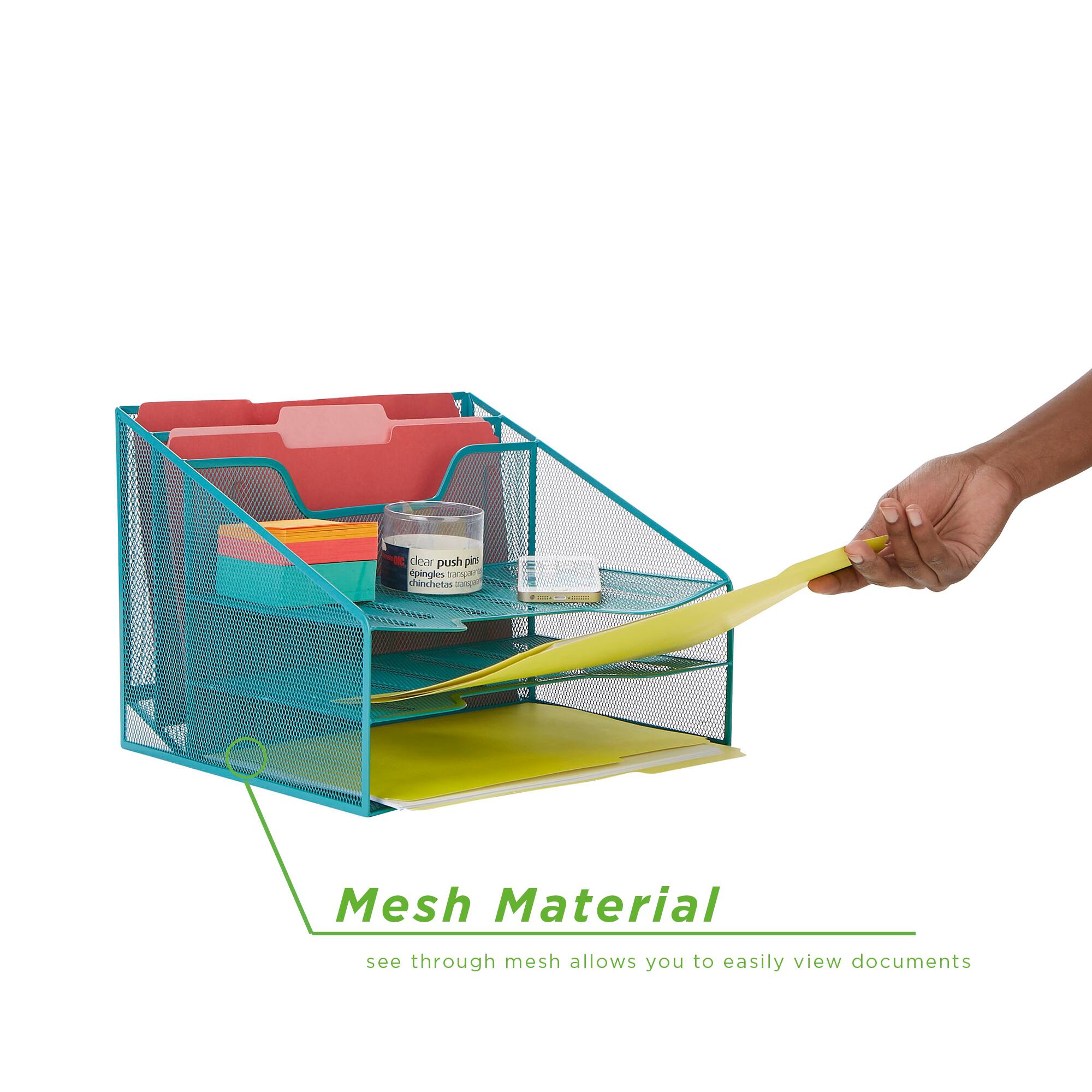 Mind Reader 5-Compartment Desk Organizer