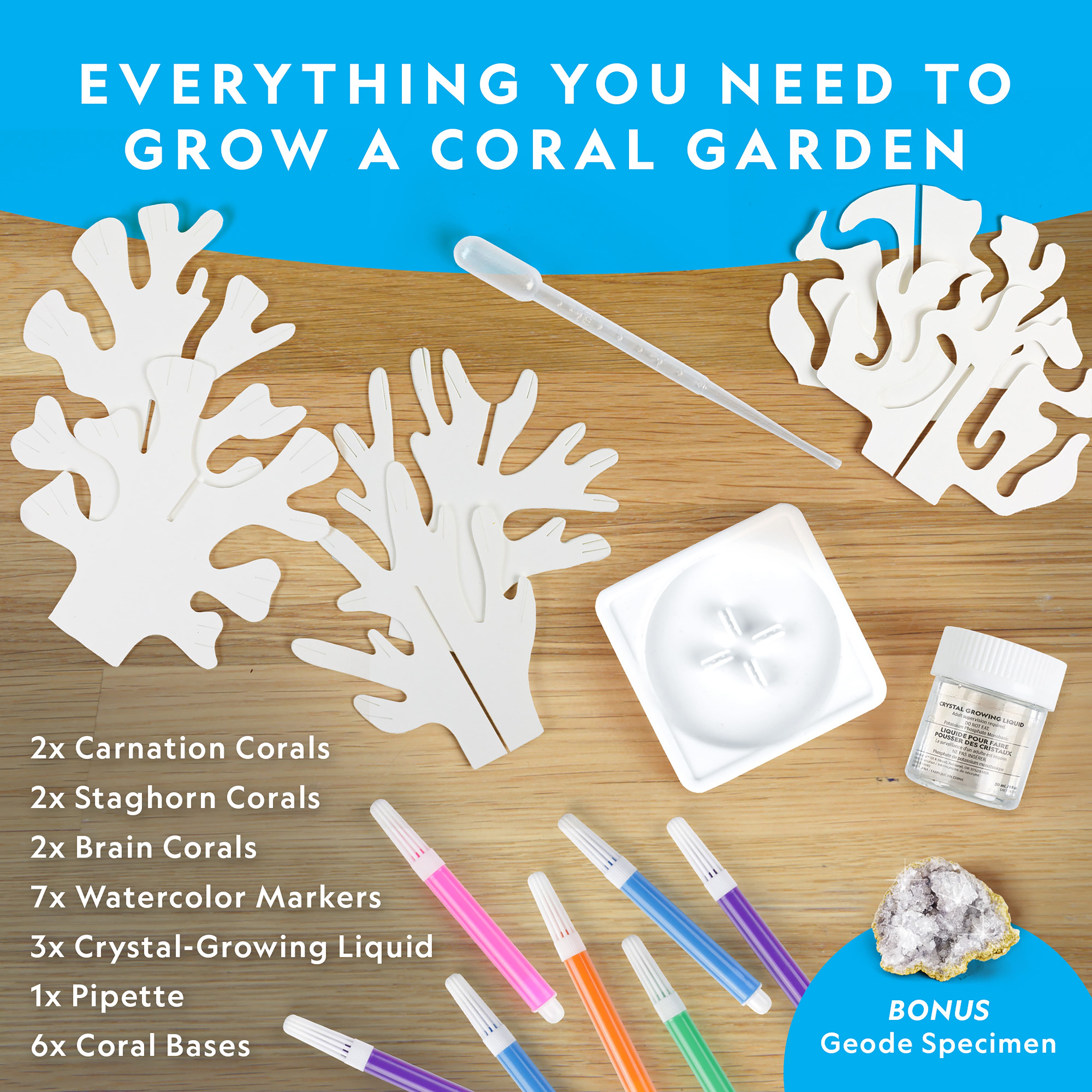National Geographic&#x2122; Crystal Reef Science Kit
