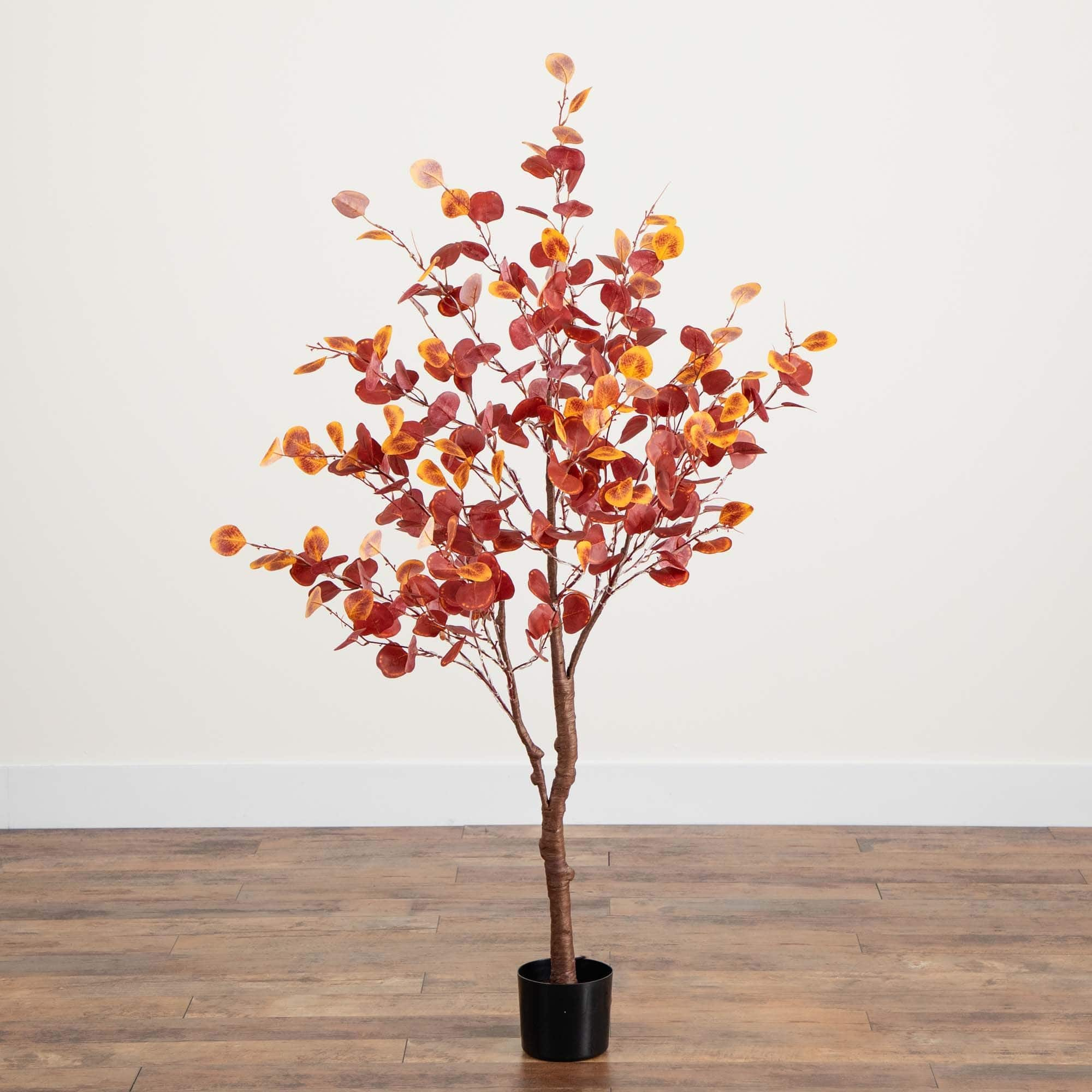 5ft. Pre-Lit LED Autumn Eucalyptus Artificial Fall Tree