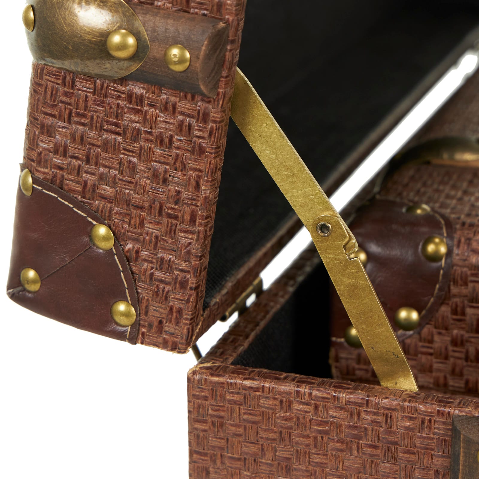 Brown Antique Style Trunk Set