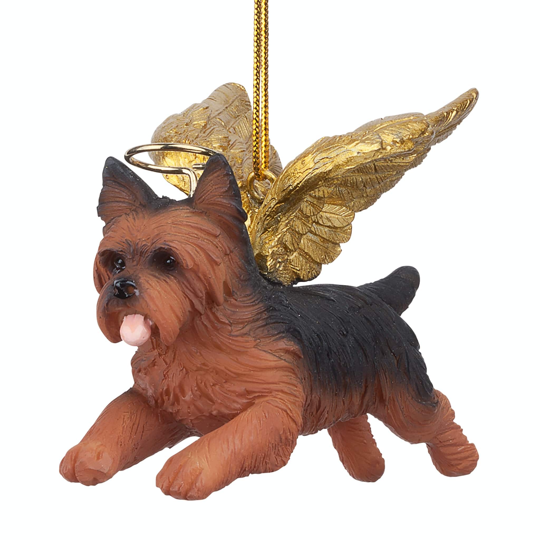 Design Toscano Honor the Pooch Yorkie Angel Ornament