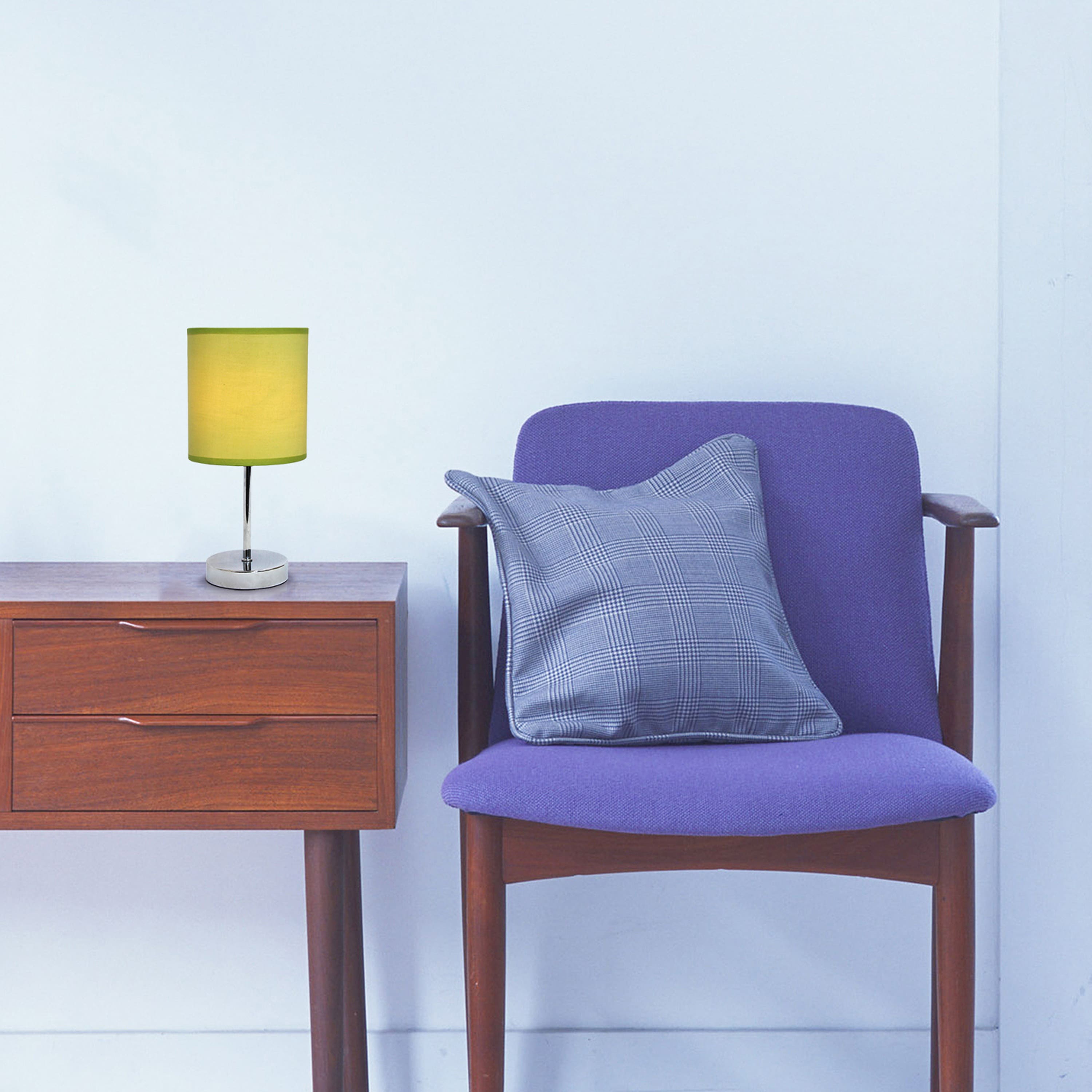 Simple Designs Chrome Mini Table Lamp