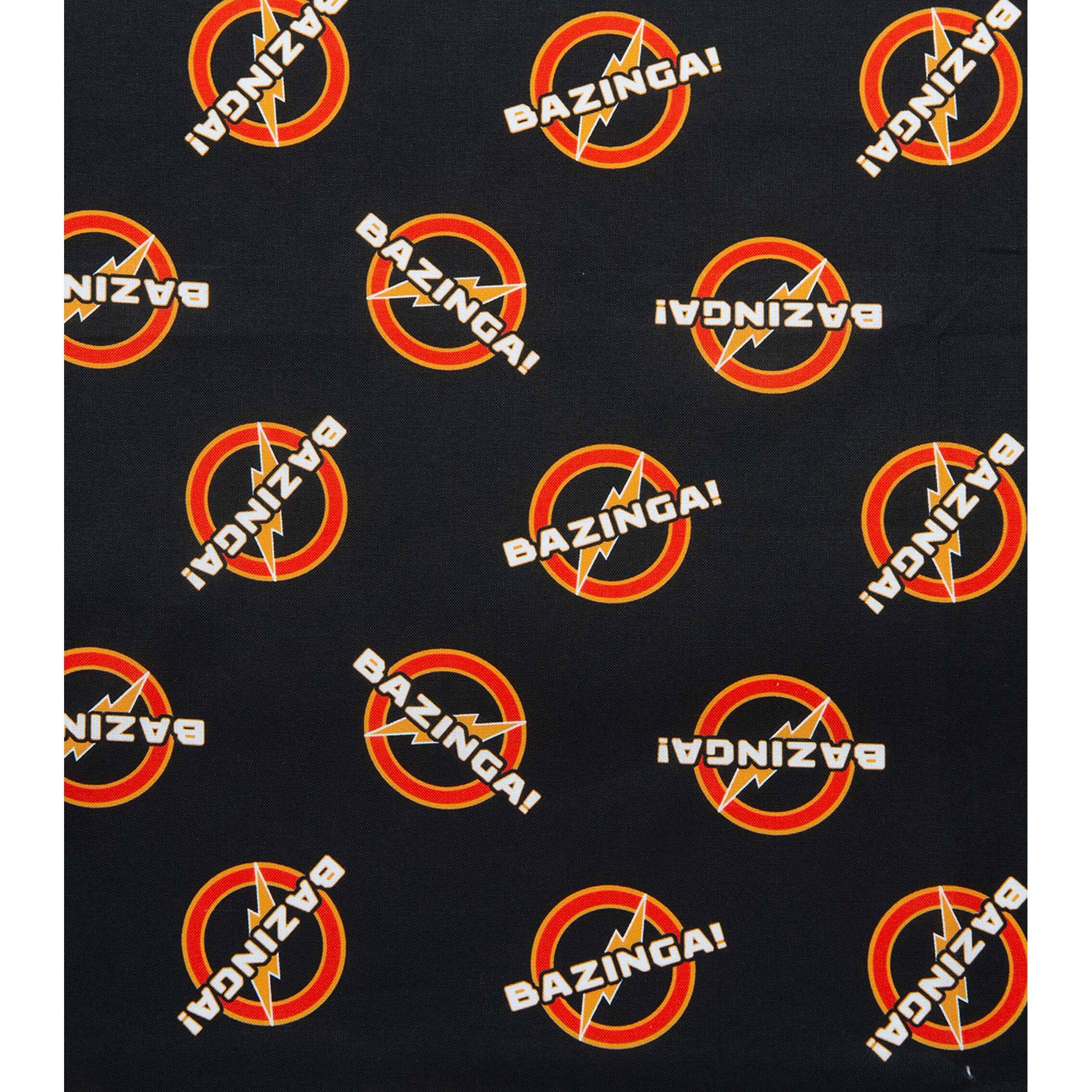 The Big Bang Theory Bazinga Precut Cotton Fabric