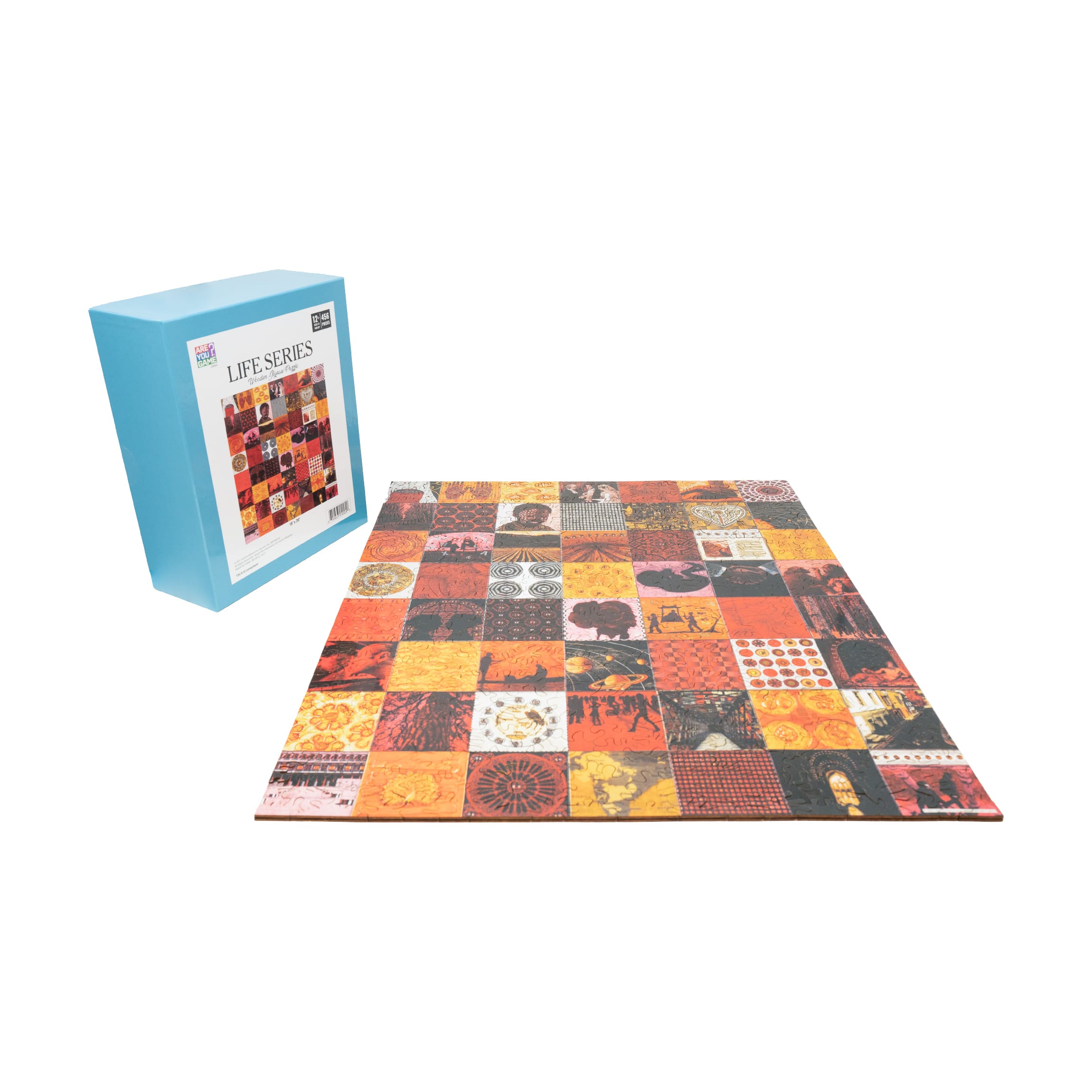 Wooden Jigsaw Puzzle - Life Series: 456 Pcs