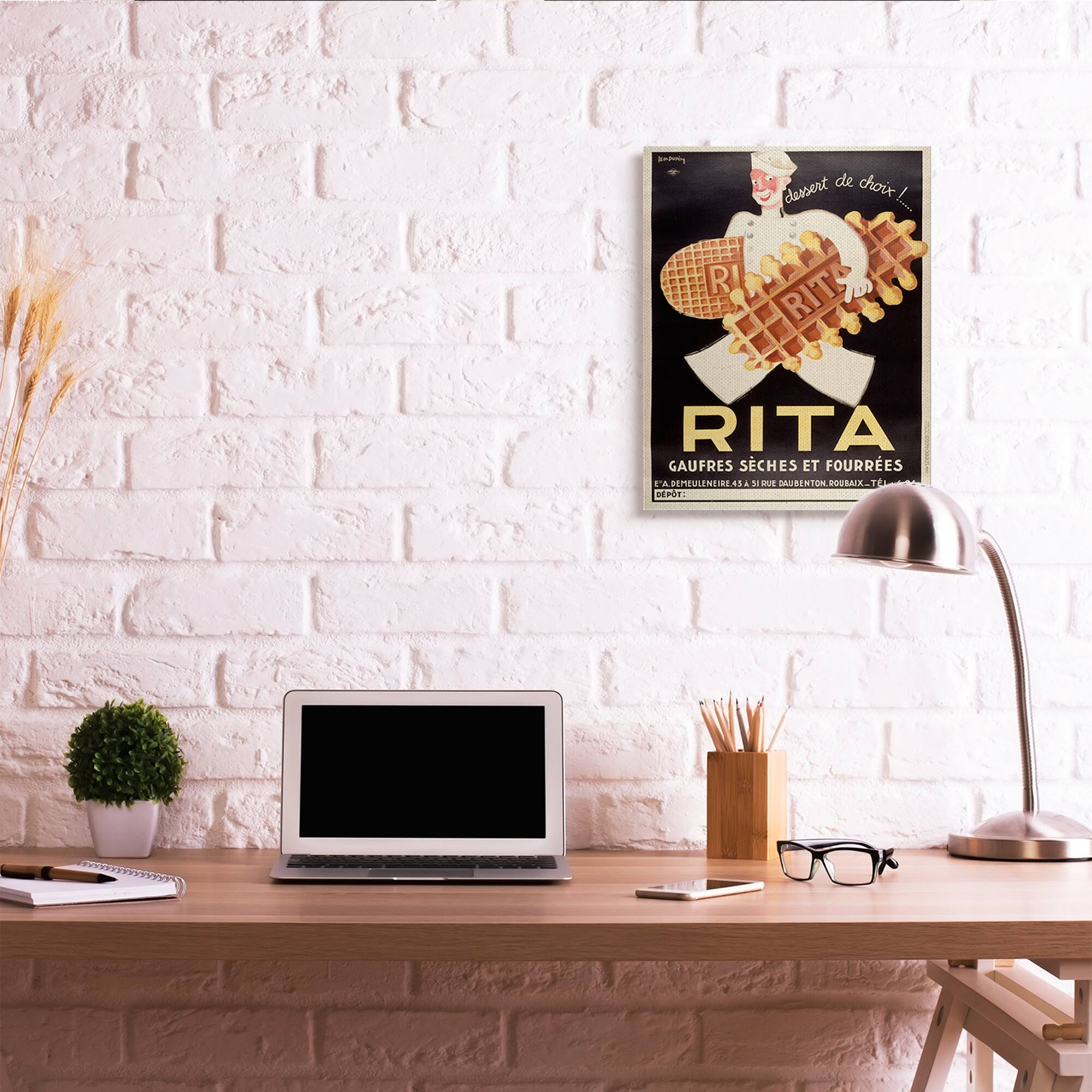 Stupell Industries French Waffle Vintage Advertisement Canvas Wall Art