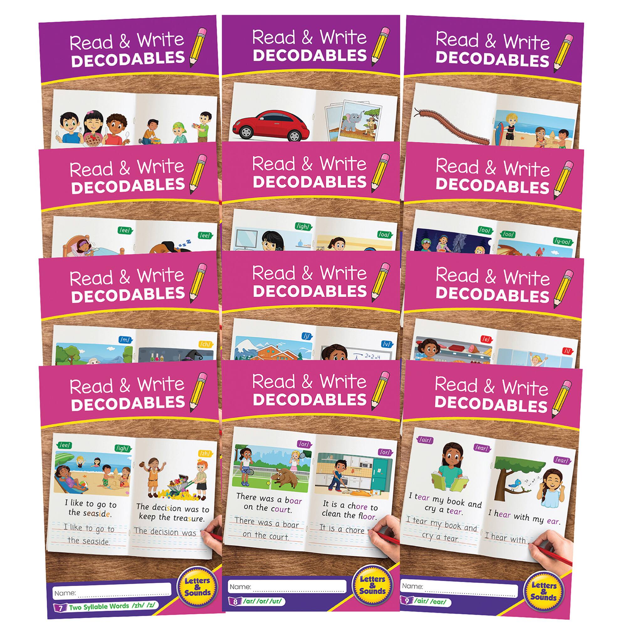 Junior Learning Read & Write Decodables Set B