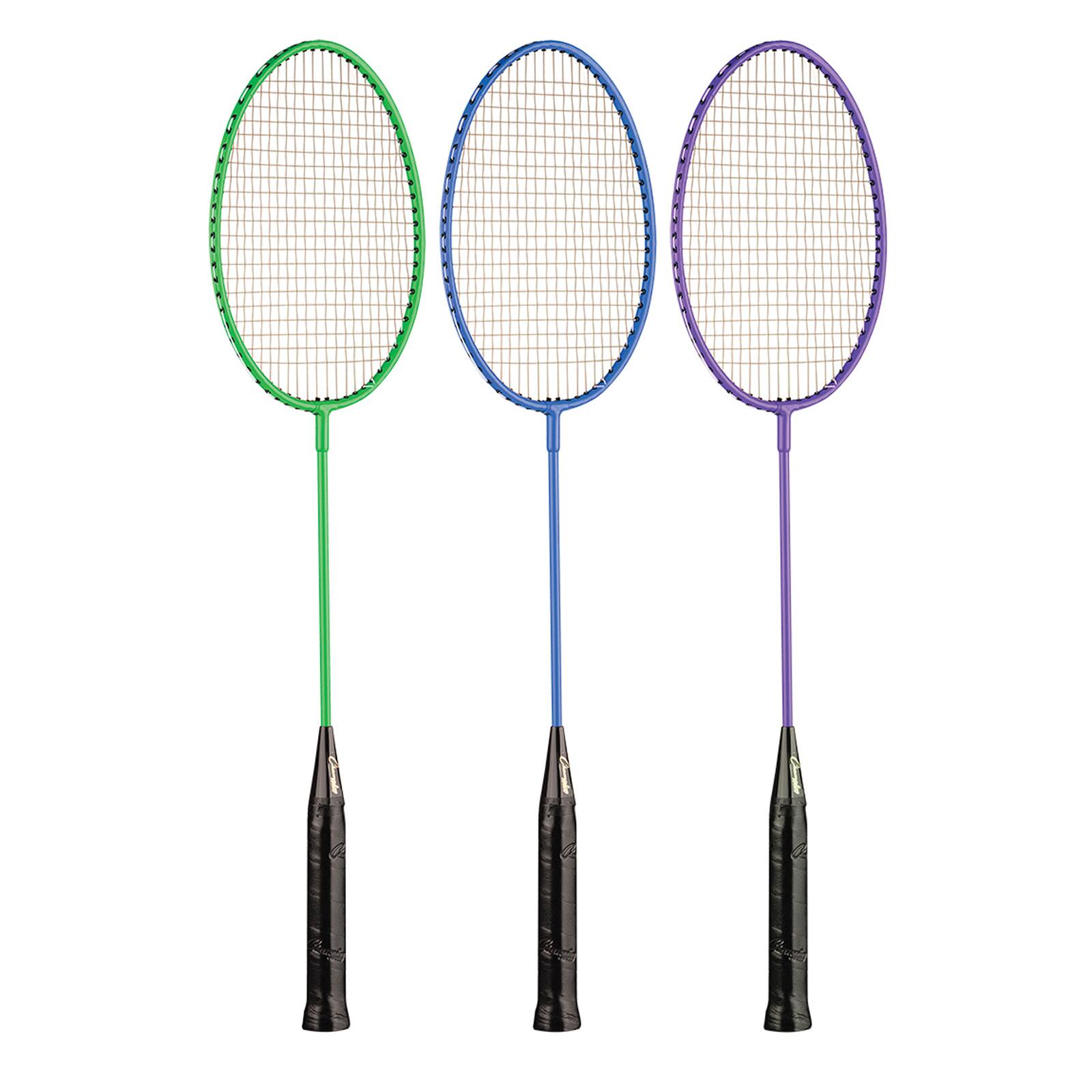 Champion Sports Tempered Steel Badminton Racket Set