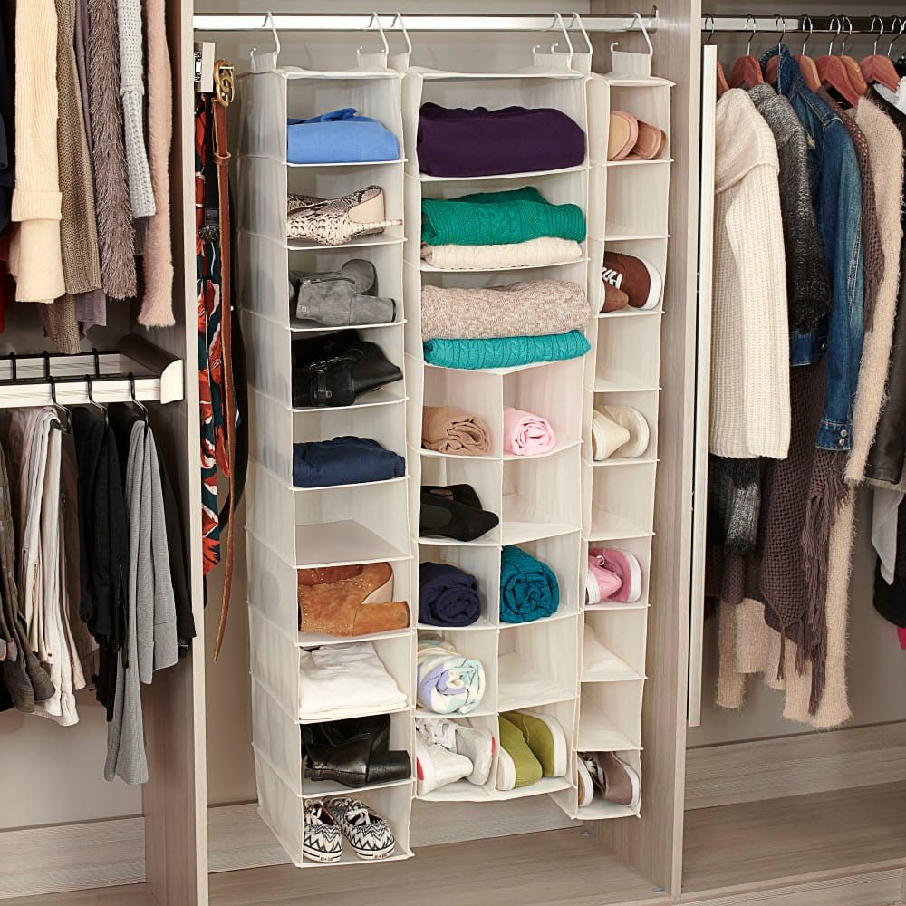 Household Essentials 45.5&#x22; Hanging Shoe Organizer