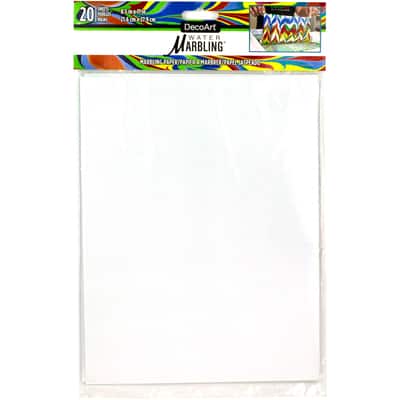 DecoArt® Water Marbling 20pc Marbling Paper