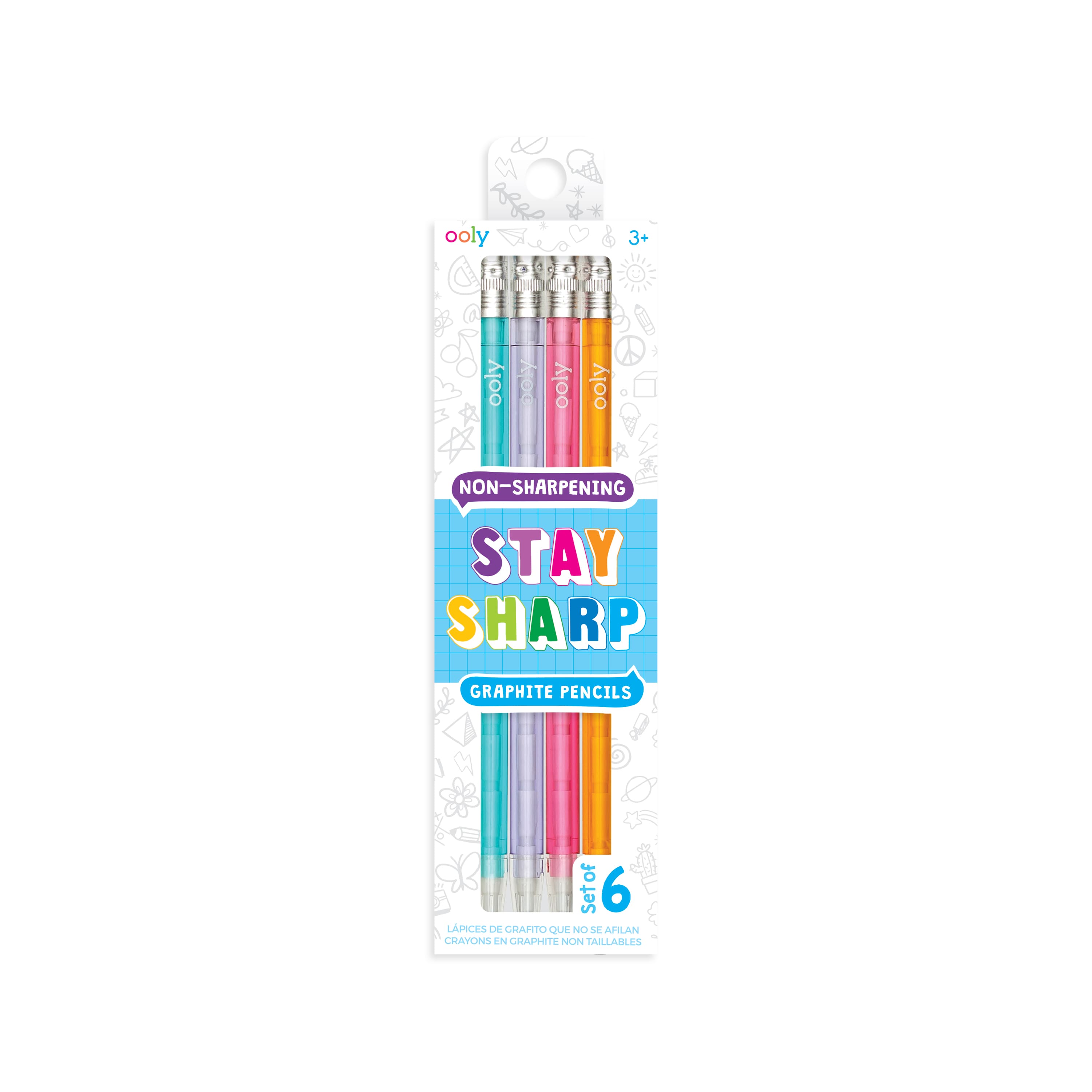 OOLY Stay Sharp Rainbow Pencils Set