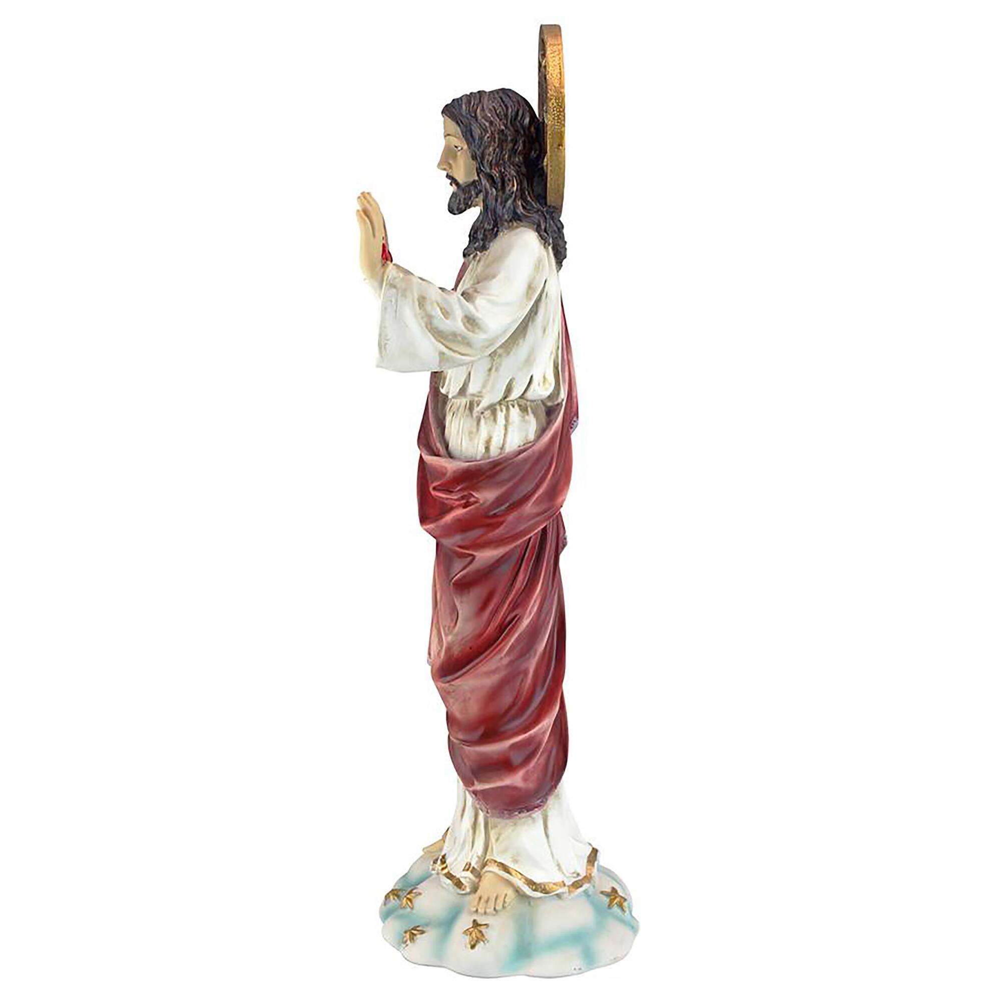 Design Toscano 23.5&#x22; Sacred Heart of Jesus Italian-Style Garden Statue