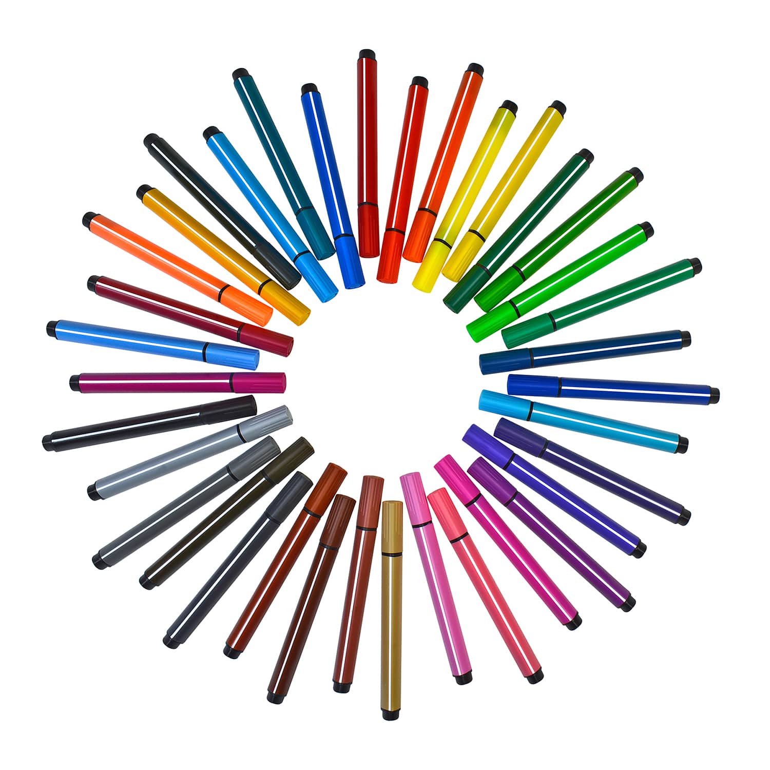 The Pencil Grip Magic Stix 48 Color Triangular Washable Markers